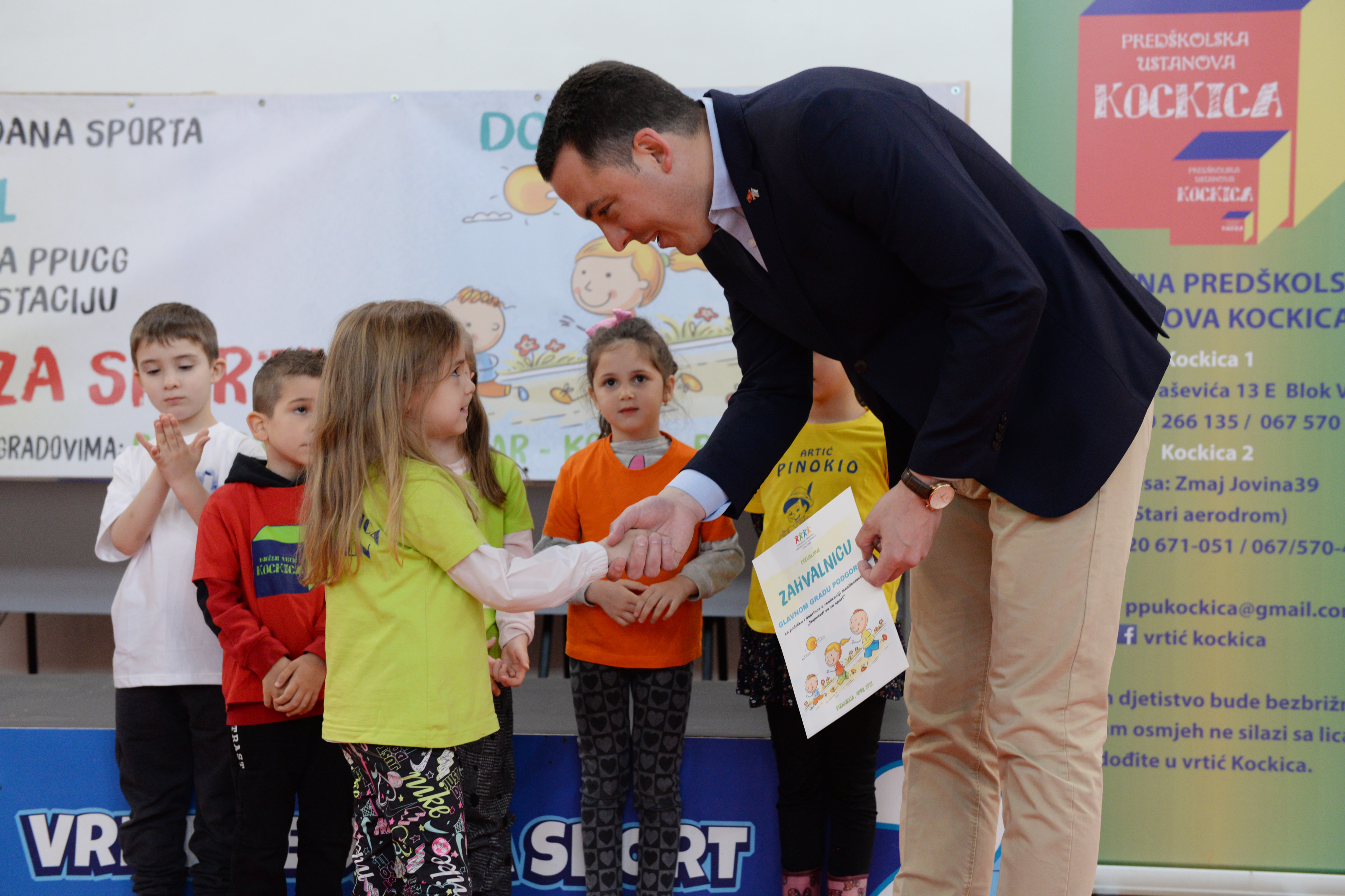 Vuković otvorio manifestaciju "Najmlađi su za sport": Stvaramo najbolje uslove za bavljenje sportom