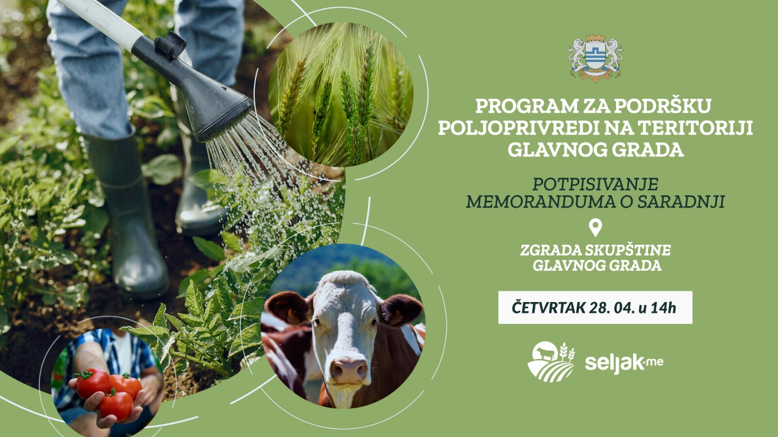 Najava: Potpisivanje memoranduma o saradnji sa seljak.me