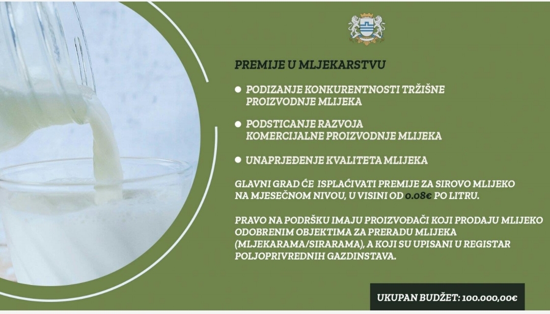 Glavni grad pruža značajnu podršku poljoprivrednicima u Podgorici; Potpisan Memorandum o saradnji sa Seljak.me