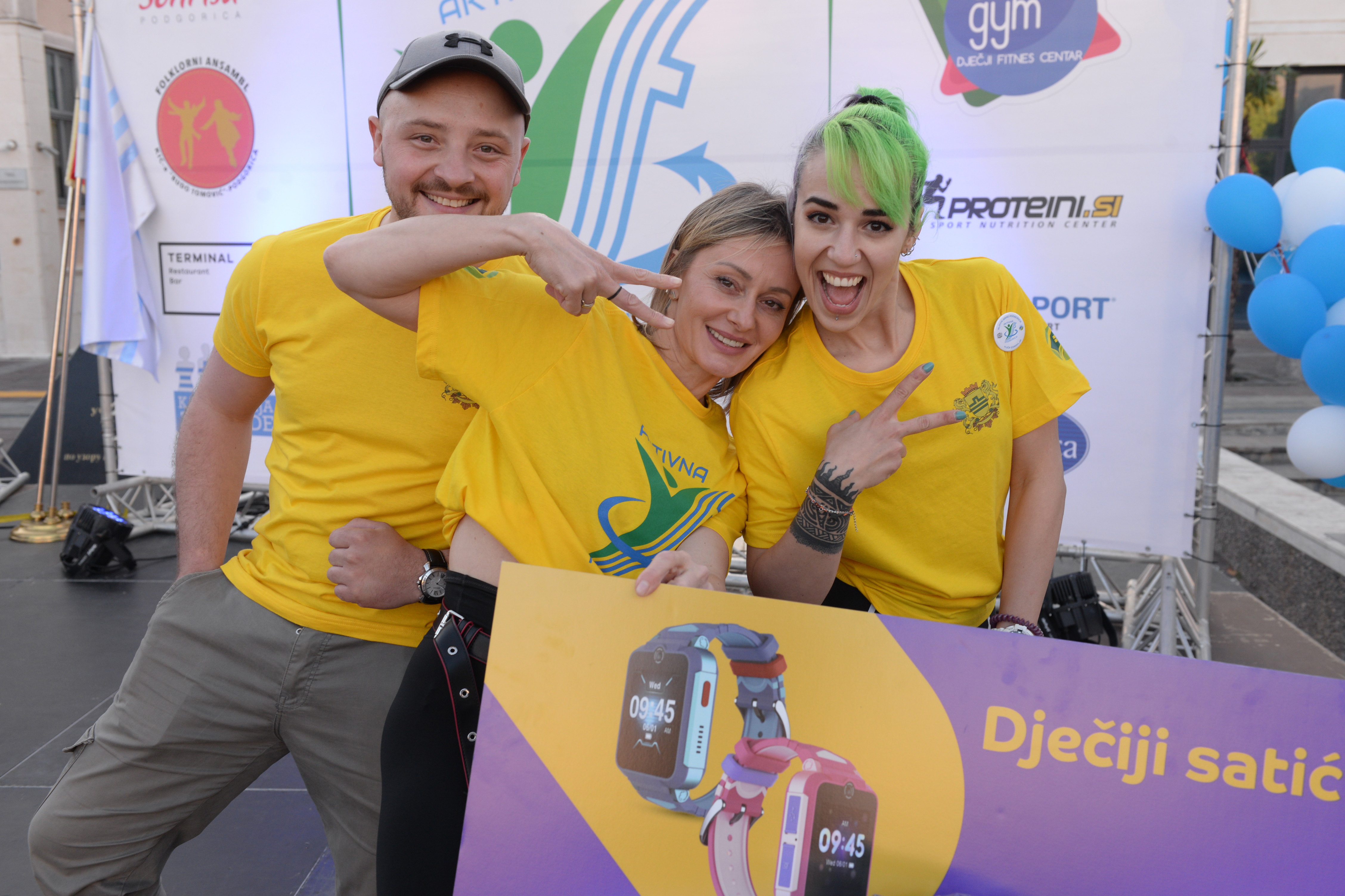 Održana manifestacija Aktivna Podgorica; Promovisani zdravi stilovi života