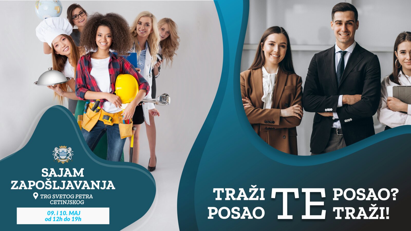 Sajam zapošljavanja Tražite posao? Posao te traži!, sjutra na Trgu svetog Petra Cetinjskog