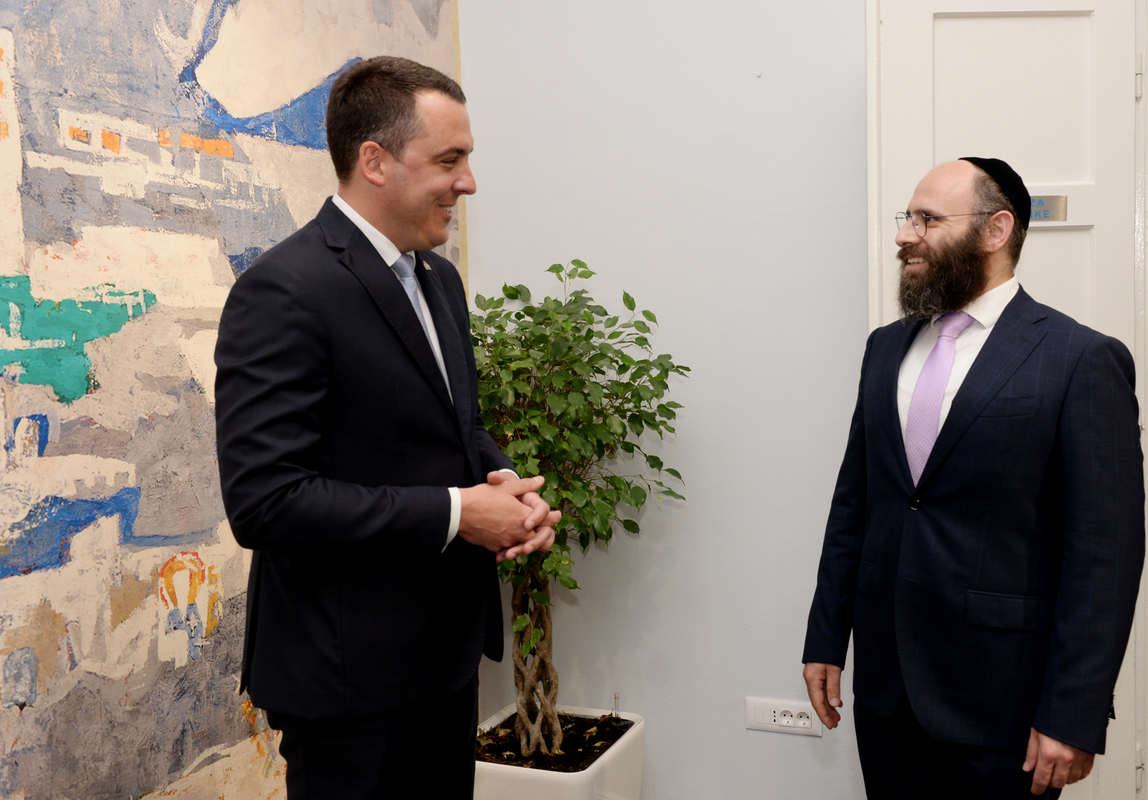 Delegacija Evropske jevrejske zajednice u posjeti Glavnom gradu; Vuković:  Multikonfesionalnost jedna od temeljnih vrijednosti Crne Gore i Podgorice