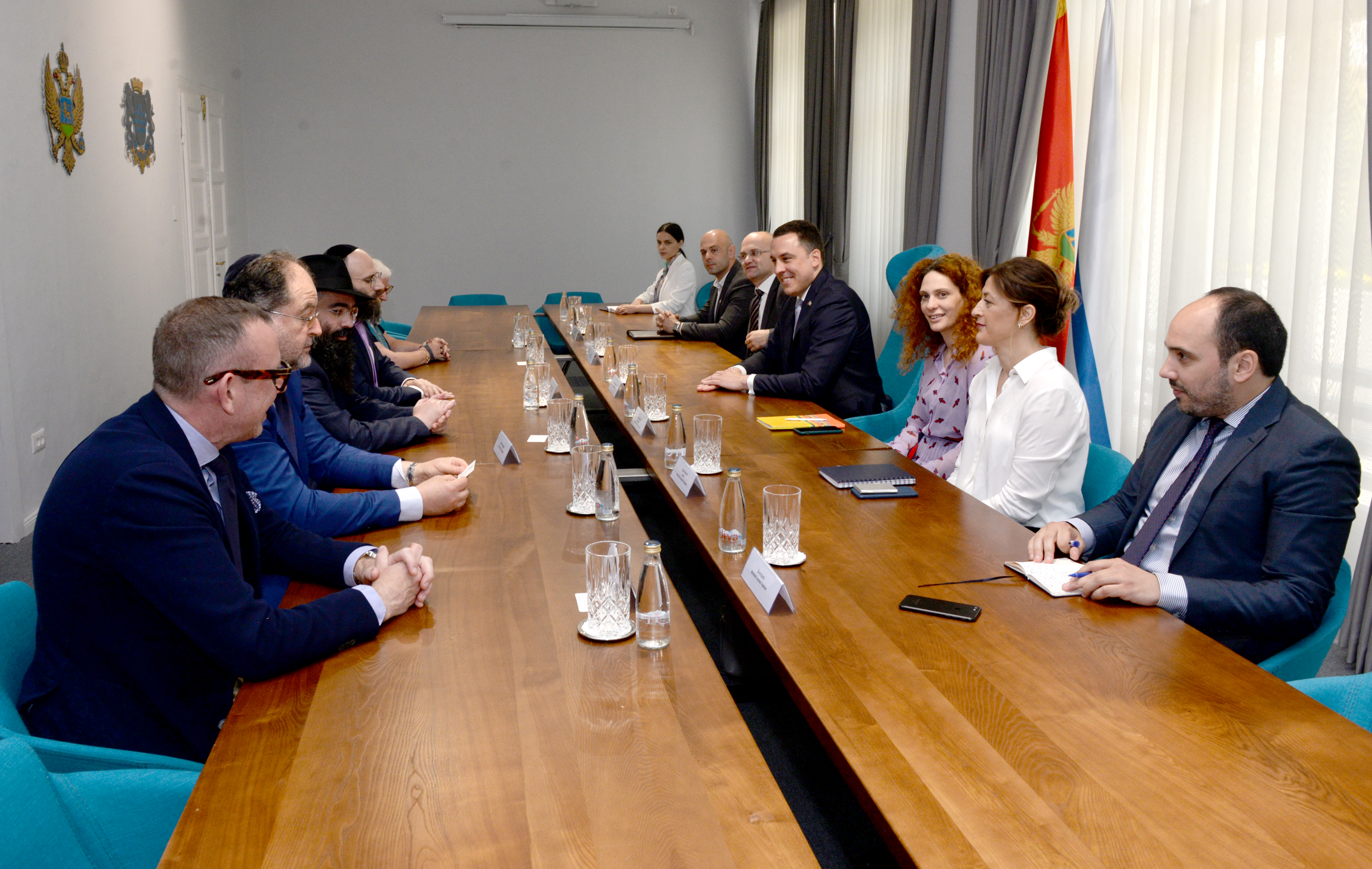 Delegacija Evropske jevrejske zajednice u posjeti Glavnom gradu; Vuković:  Multikonfesionalnost jedna od temeljnih vrijednosti Crne Gore i Podgorice