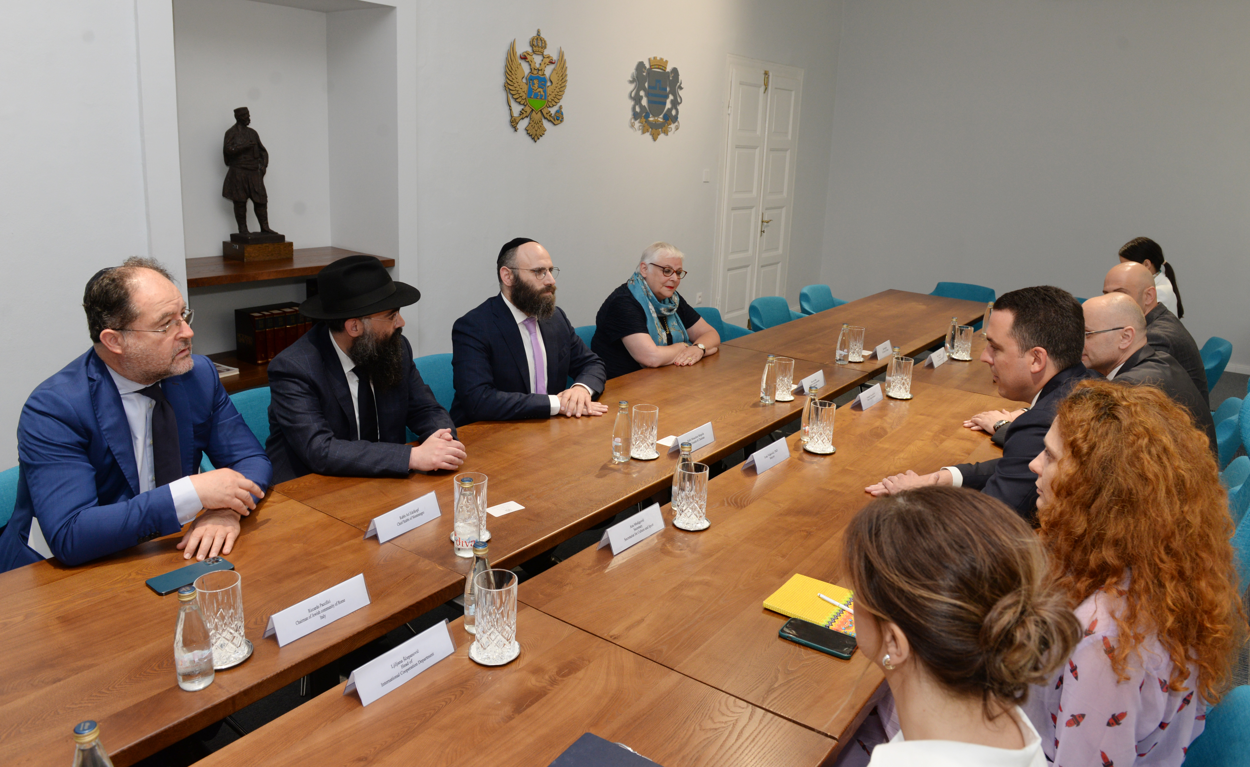 Delegacija Evropske jevrejske zajednice u posjeti Glavnom gradu; Vuković:  Multikonfesionalnost jedna od temeljnih vrijednosti Crne Gore i Podgorice