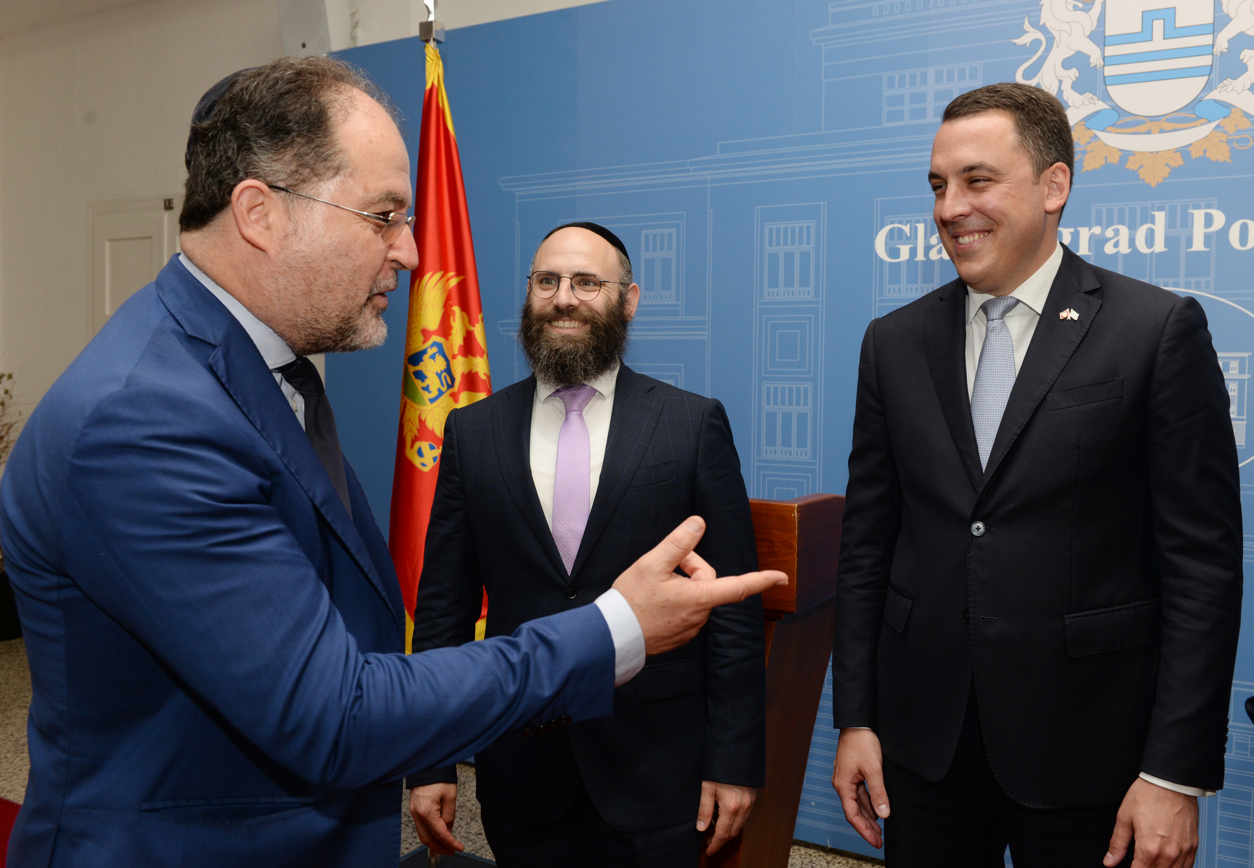 Delegacija Evropske jevrejske zajednice u posjeti Glavnom gradu; Vuković:  Multikonfesionalnost jedna od temeljnih vrijednosti Crne Gore i Podgorice