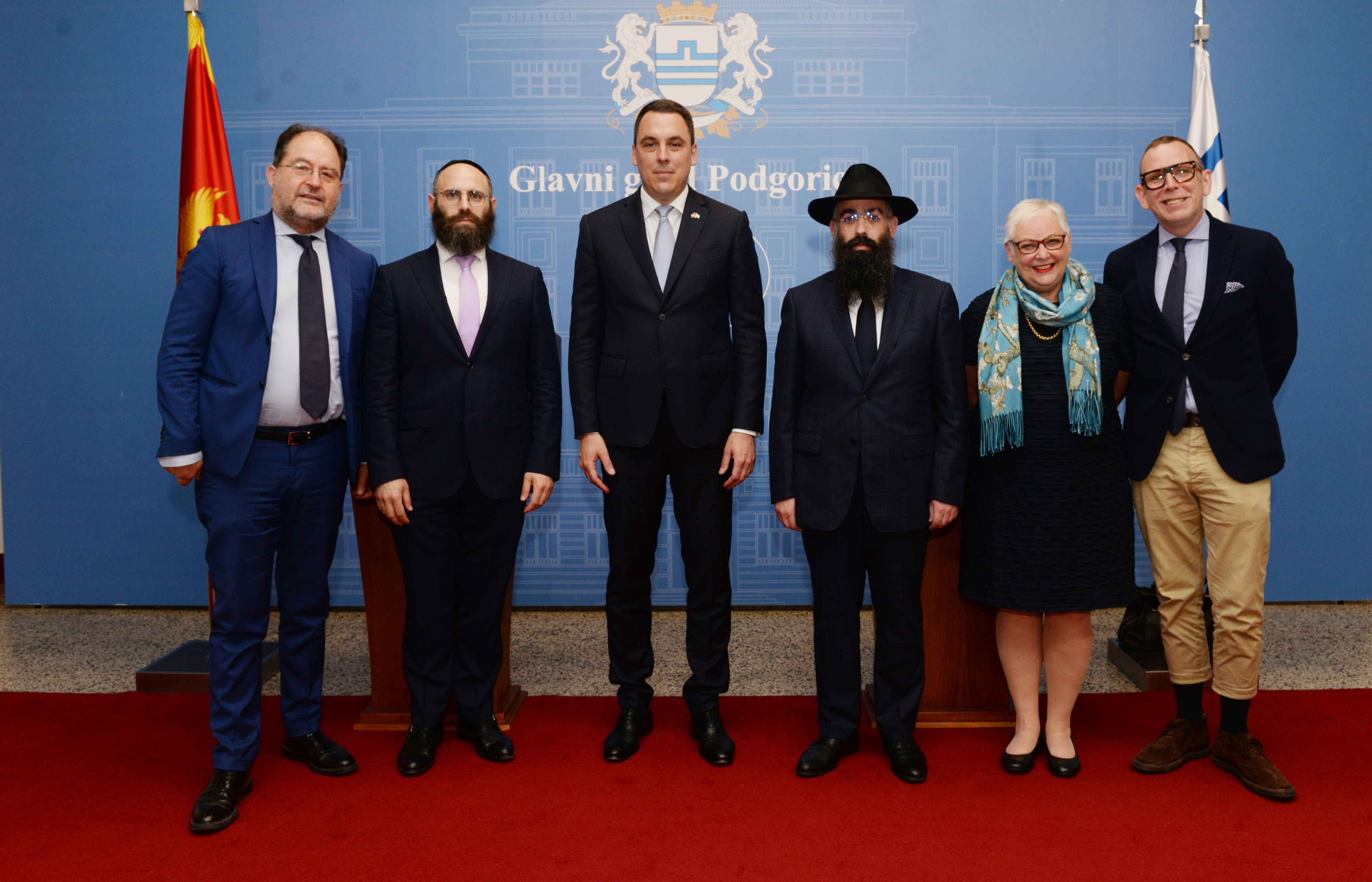 Delegacija Evropske jevrejske zajednice u posjeti Glavnom gradu; Vuković:  Multikonfesionalnost jedna od temeljnih vrijednosti Crne Gore i Podgorice