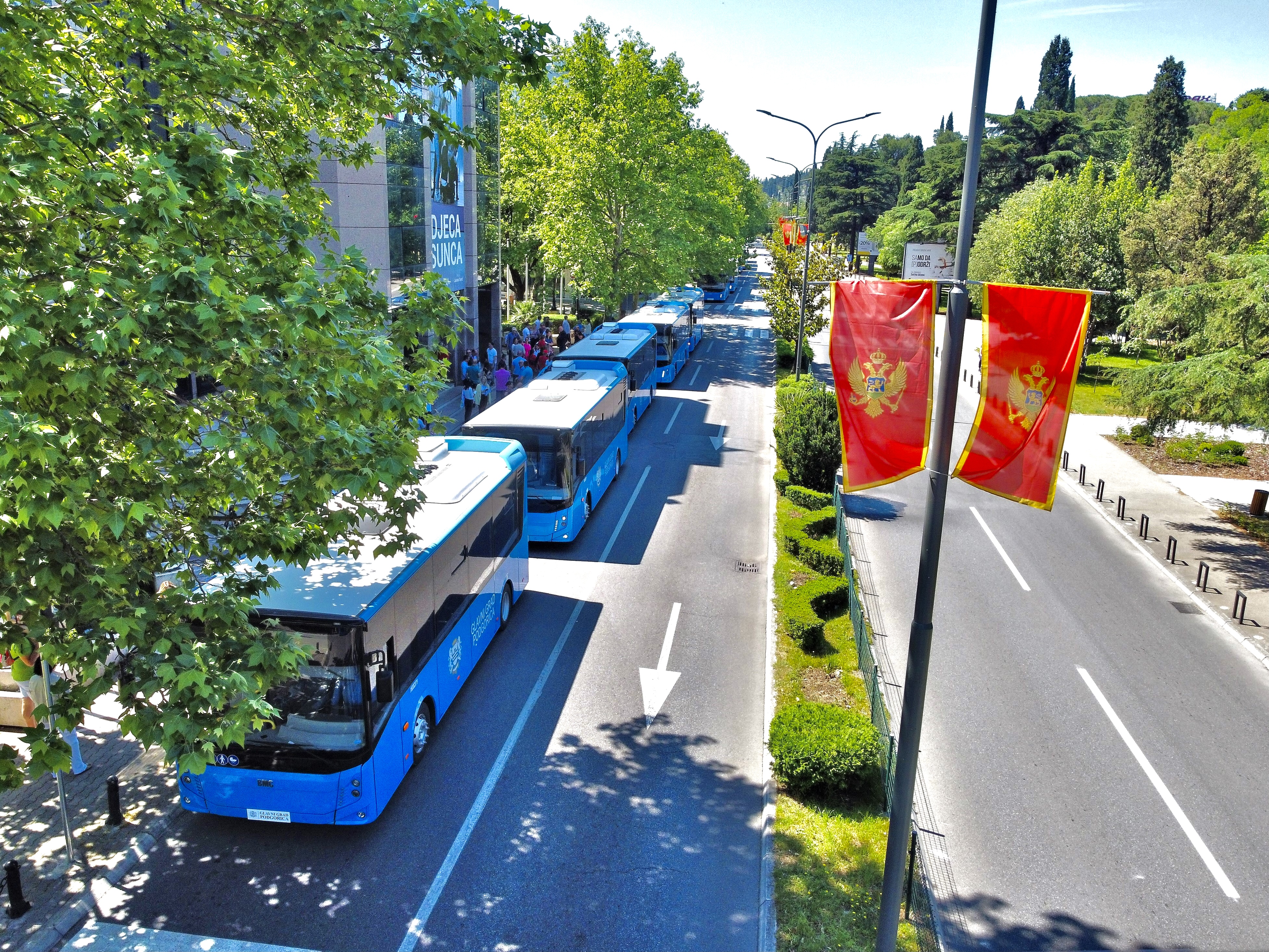 Podgoričani se vozili novim autobusima