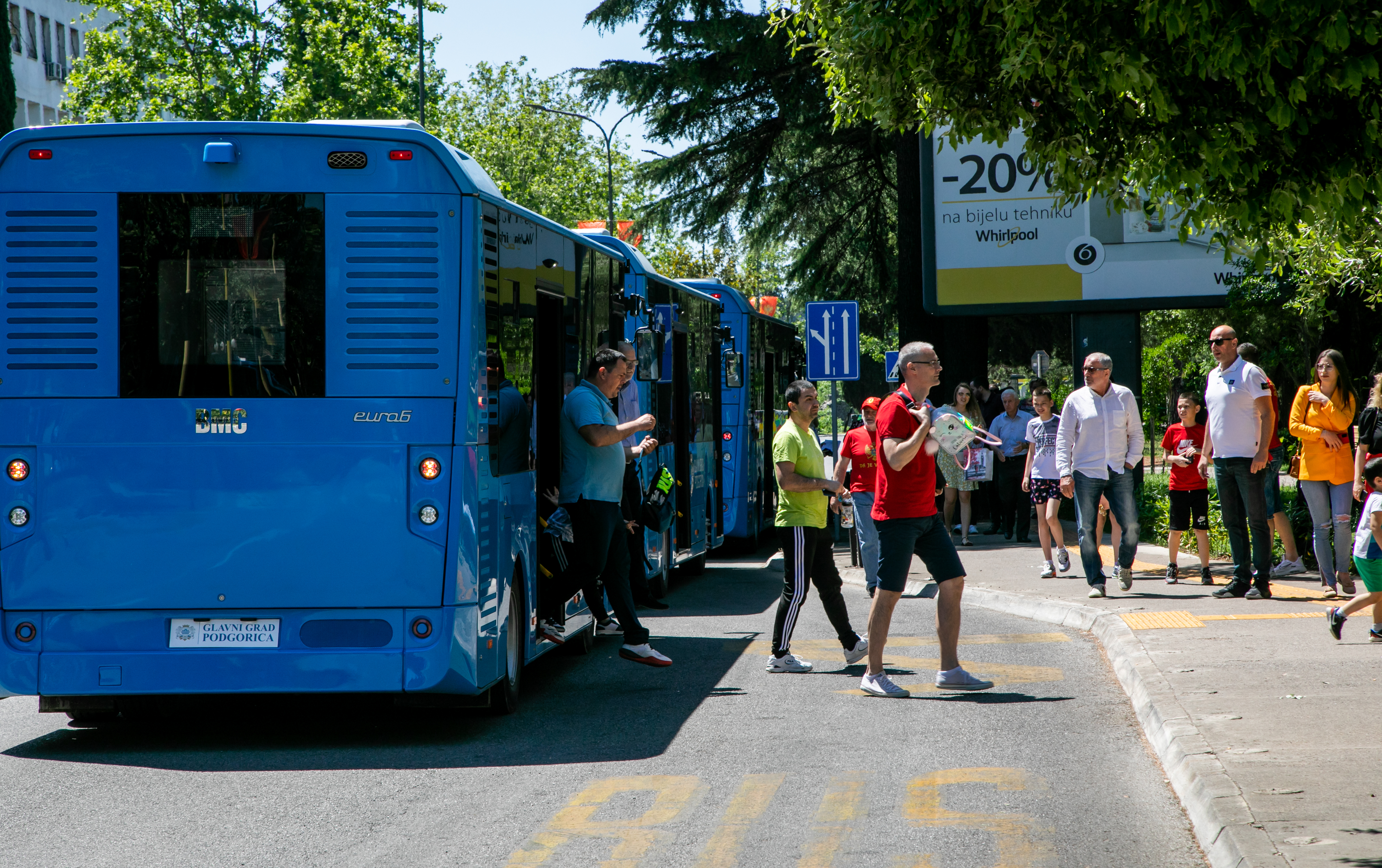 Podgoričani se vozili novim autobusima