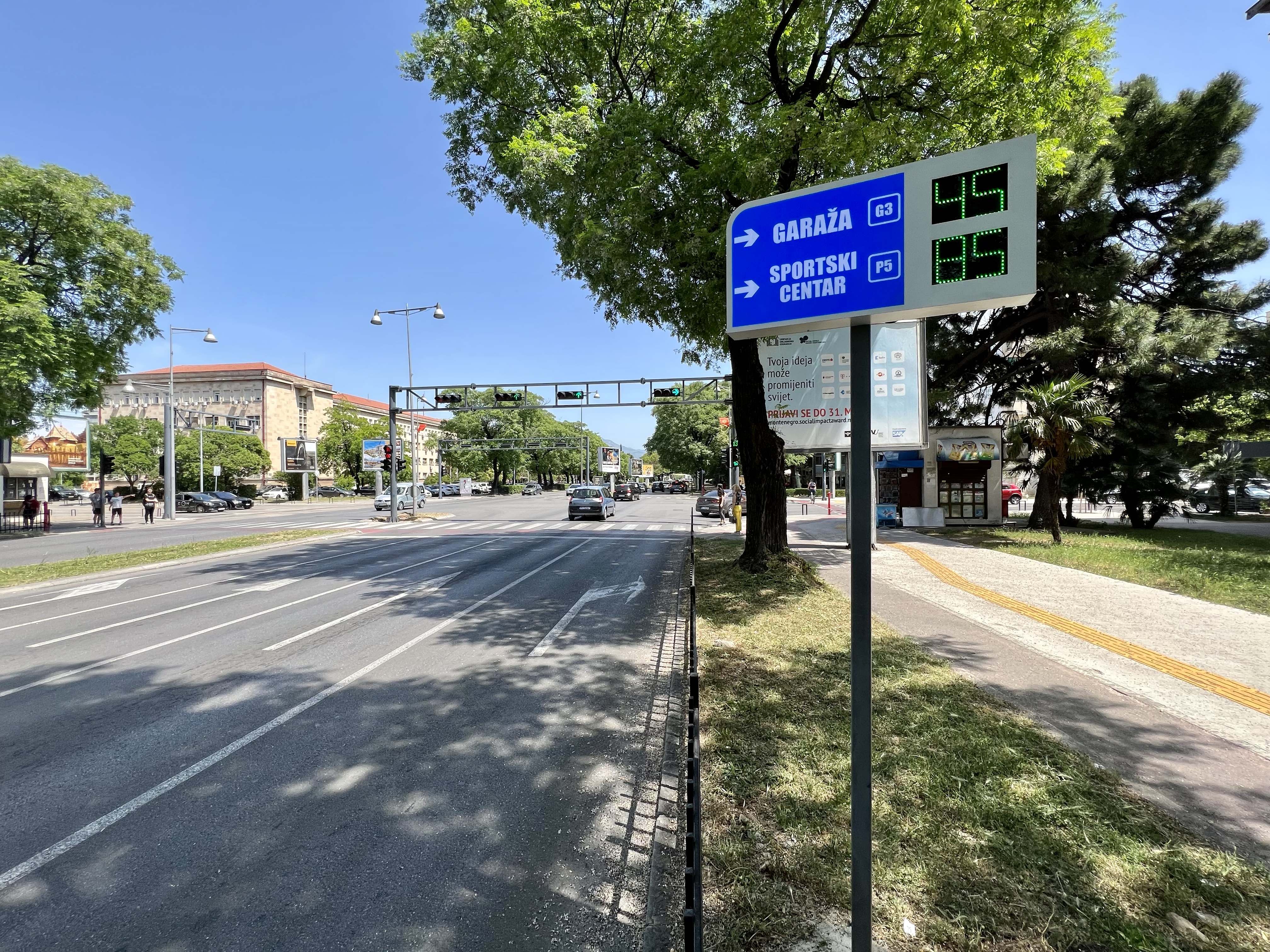 Parking servis nastavlja da unapređuje usluge; Info led table na još četiri lokacije
