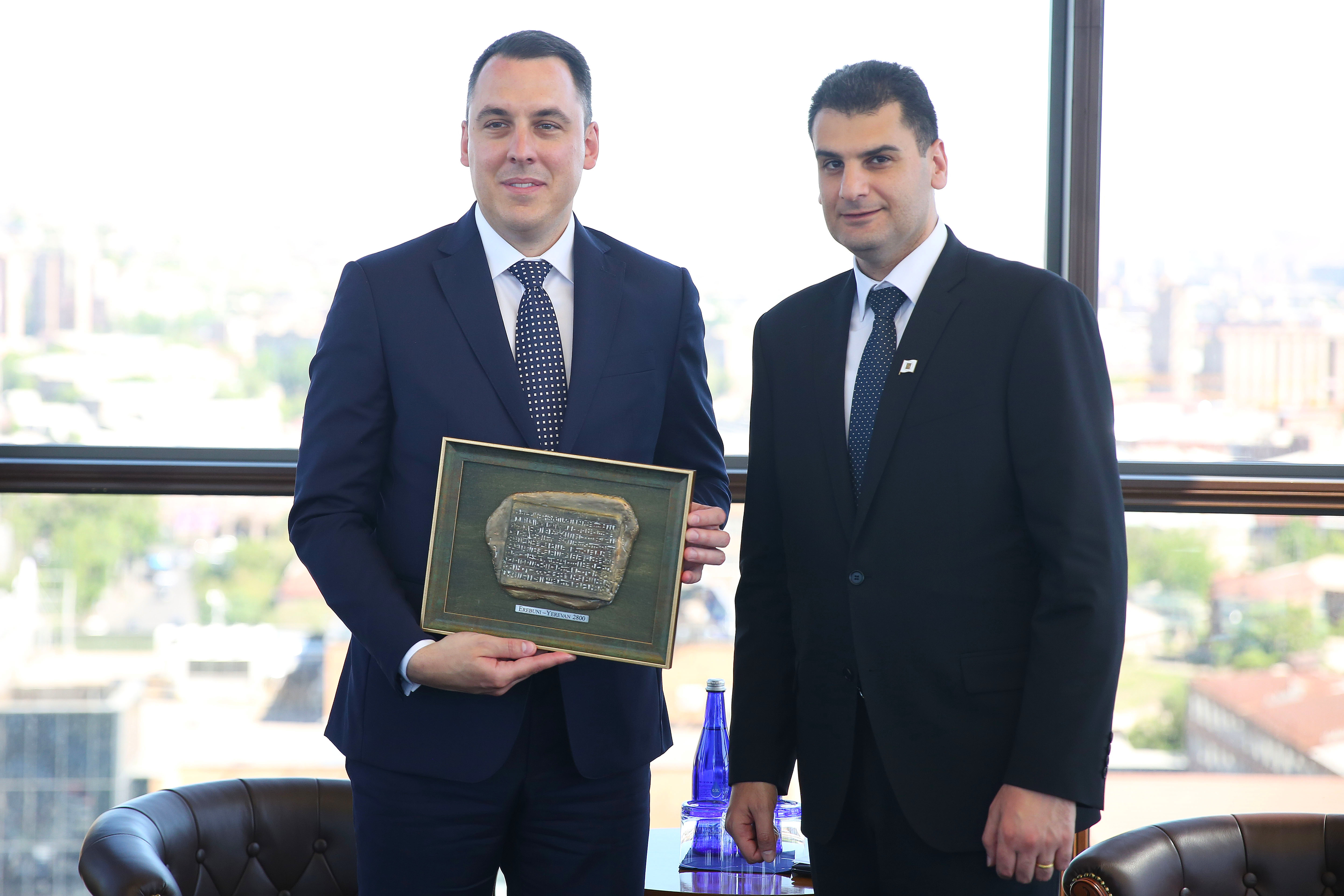 Vuković u posjeti Jerevanu, gradu pobratimu Titograda/Podgorice