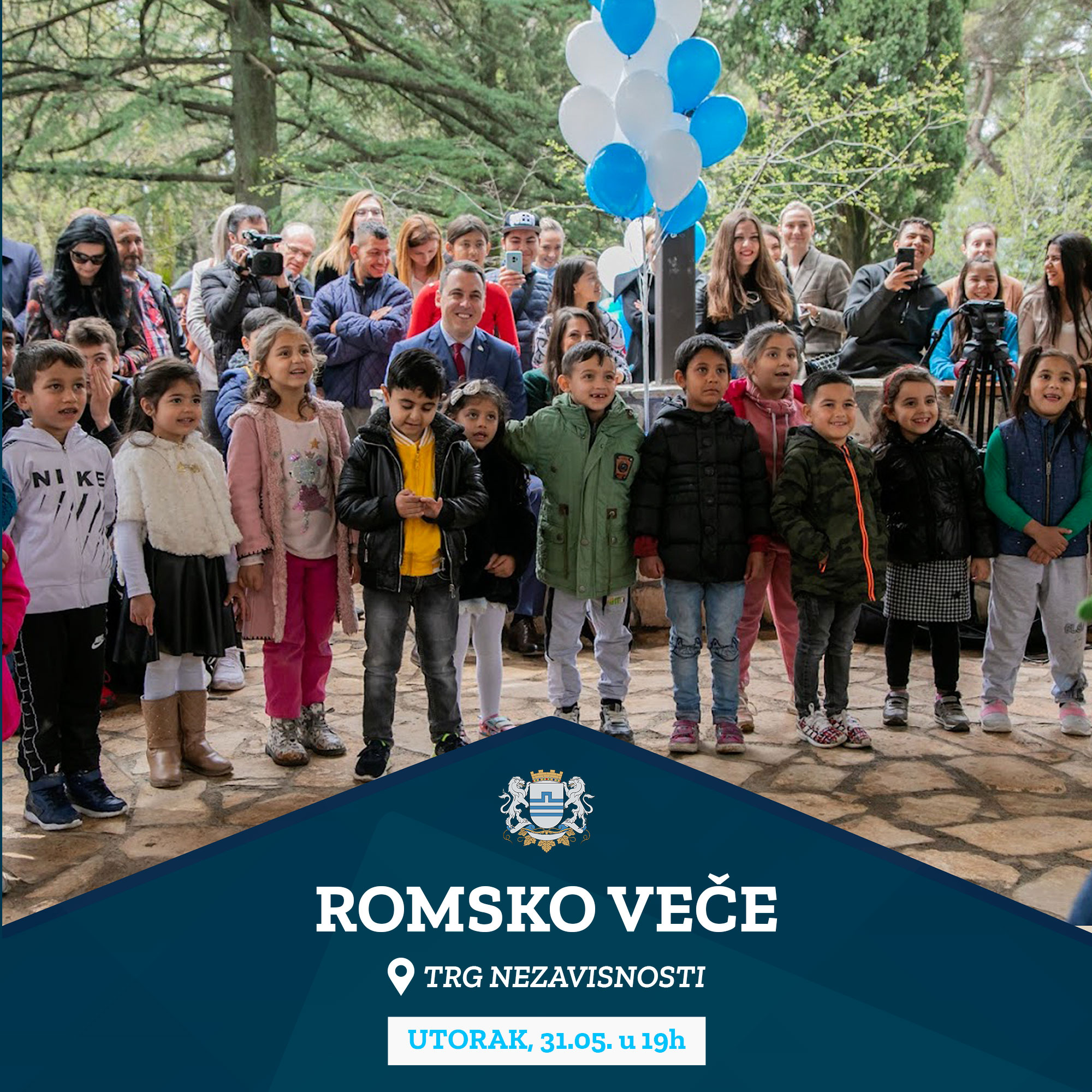 Prijem za predstavnike romskih NVO; Kulturni program na Trgu nezavisnosti