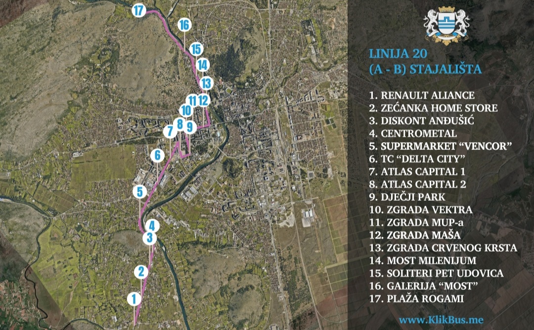 Novi autobusi od sjutra na ulicama Podgorice; Četiri nove linije besplatne do 5. jula