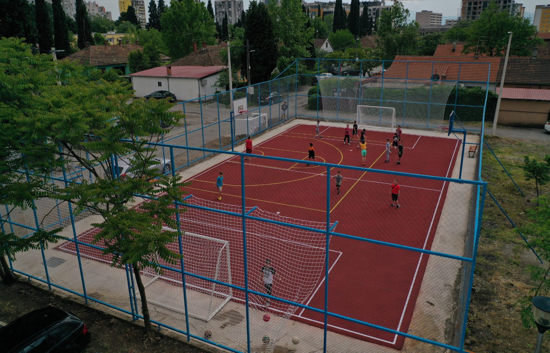 Stvaramo uslove za srećno odrastanje: Sve veći broj novih i obnovljenih sportskih poligona krasi Podgoricu