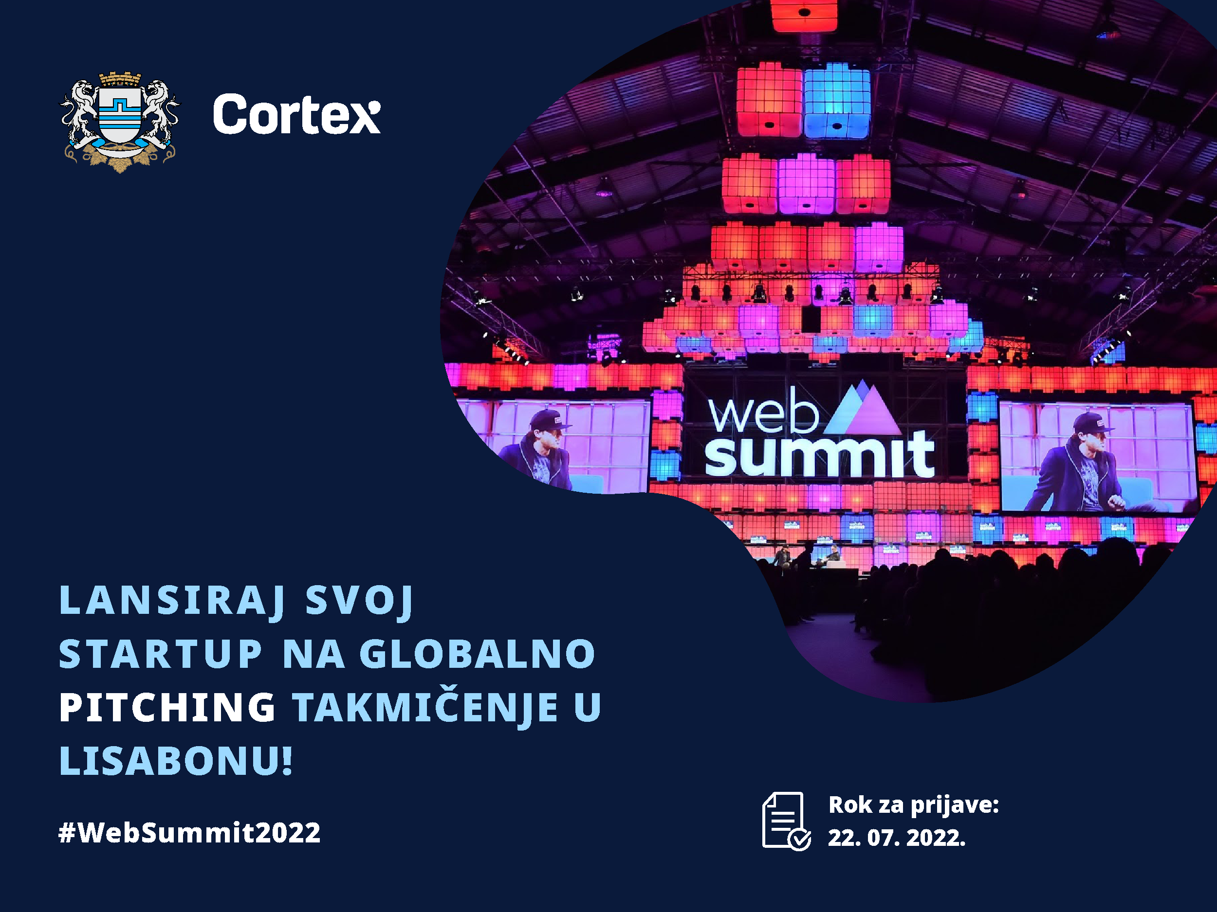 Glavni grad u saradnji sa klasterom ICT Cortex obezbjeđuje odlazak na Web summit najboljim podgoričkim startup-ovima; Prijavi se i ti na konkurs