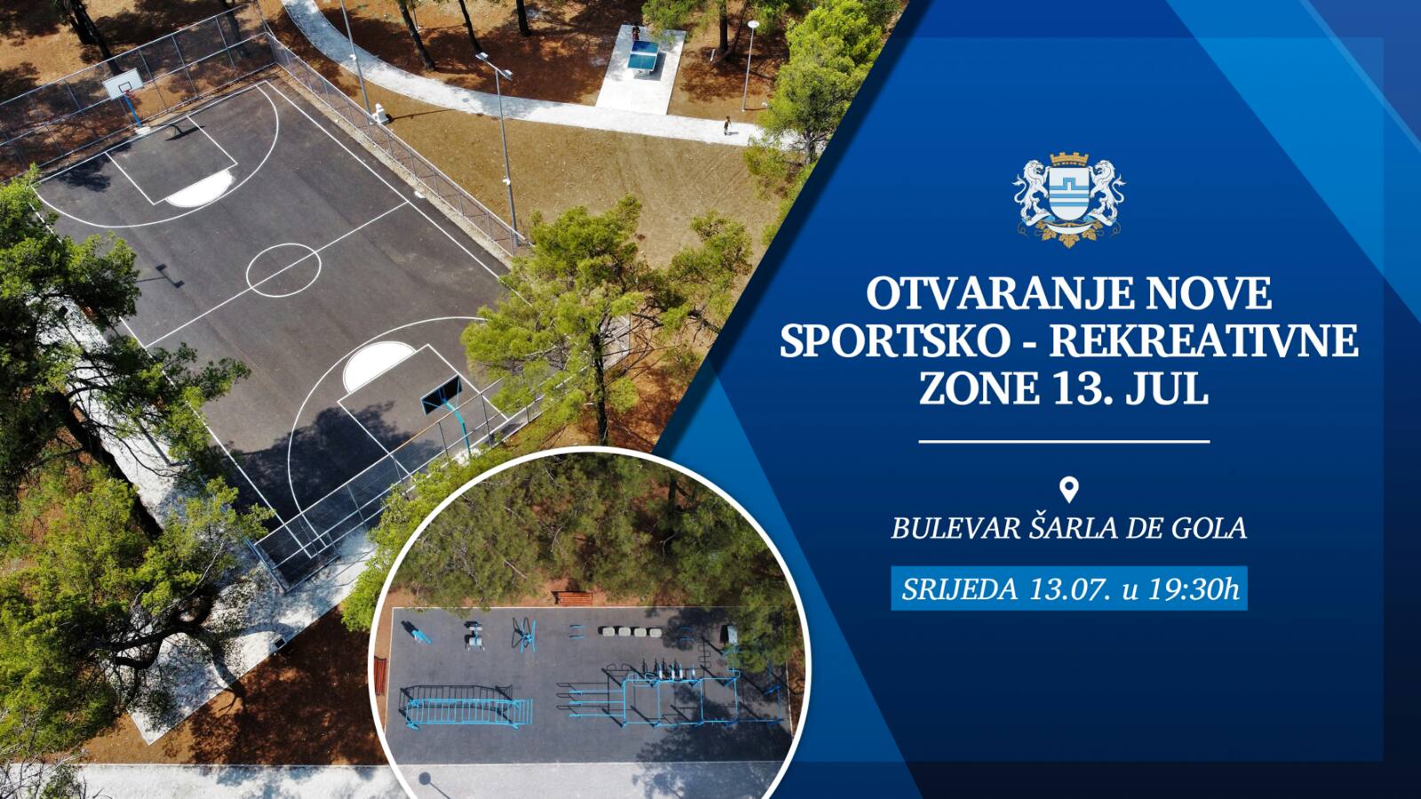 Svečano otvaranje Sportsko-rekreativne zone "13.jul"