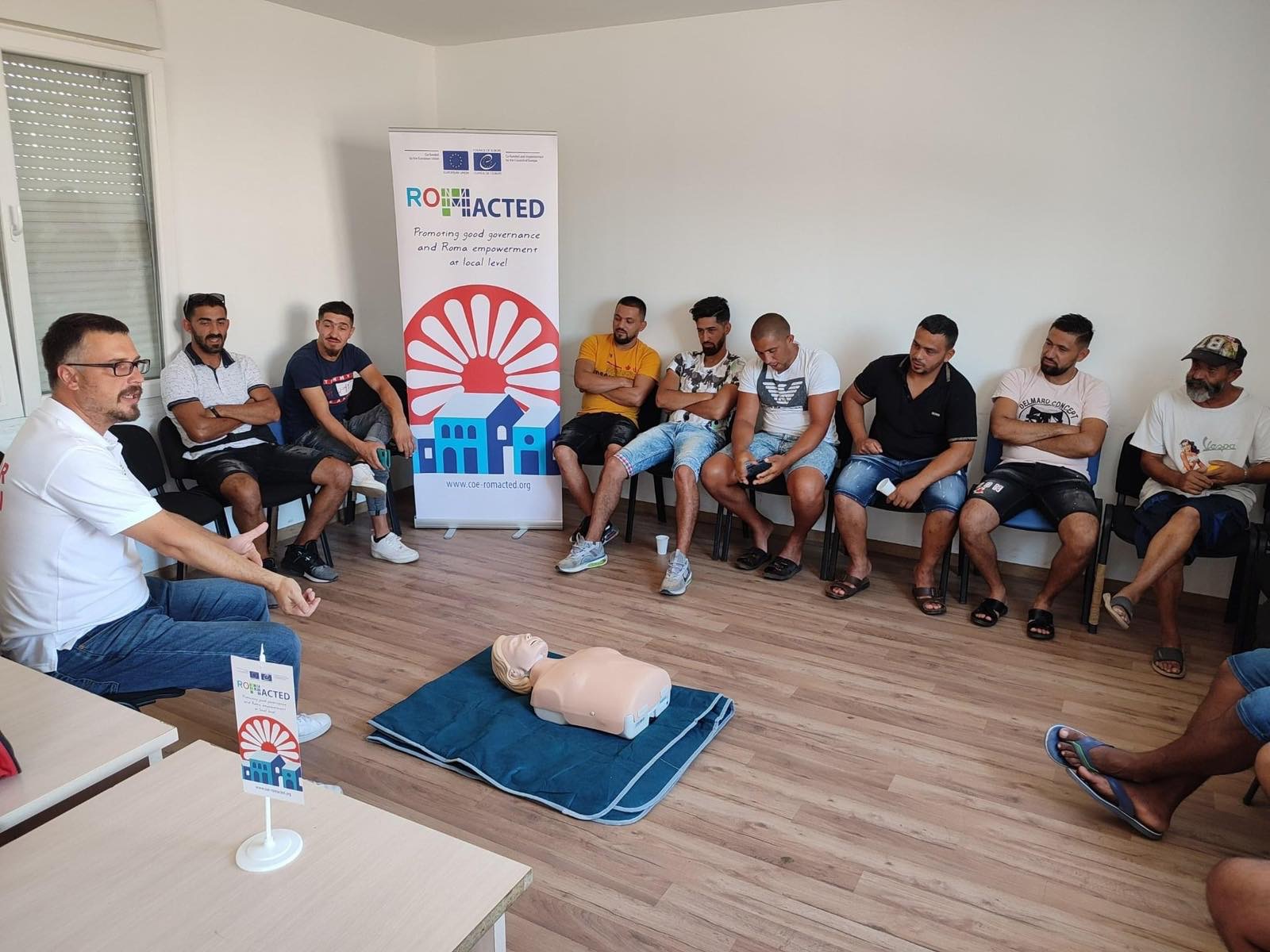 Održana radionica prve pomoći za pripadnike RE populacije