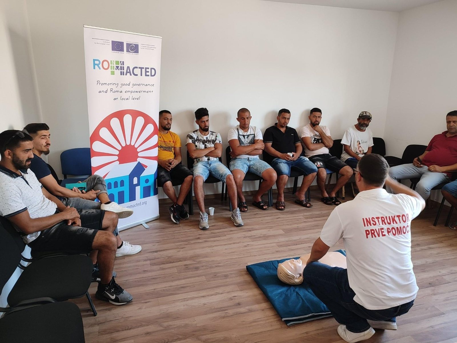 Održana radionica prve pomoći za pripadnike RE populacije