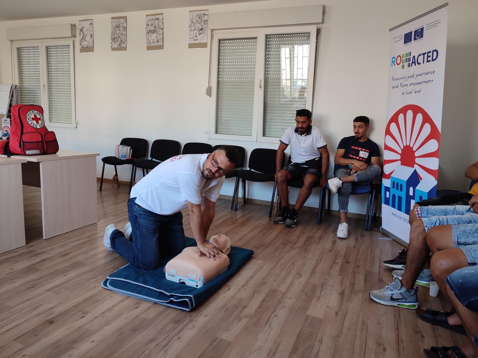 Održana radionica prve pomoći za pripadnike RE populacije