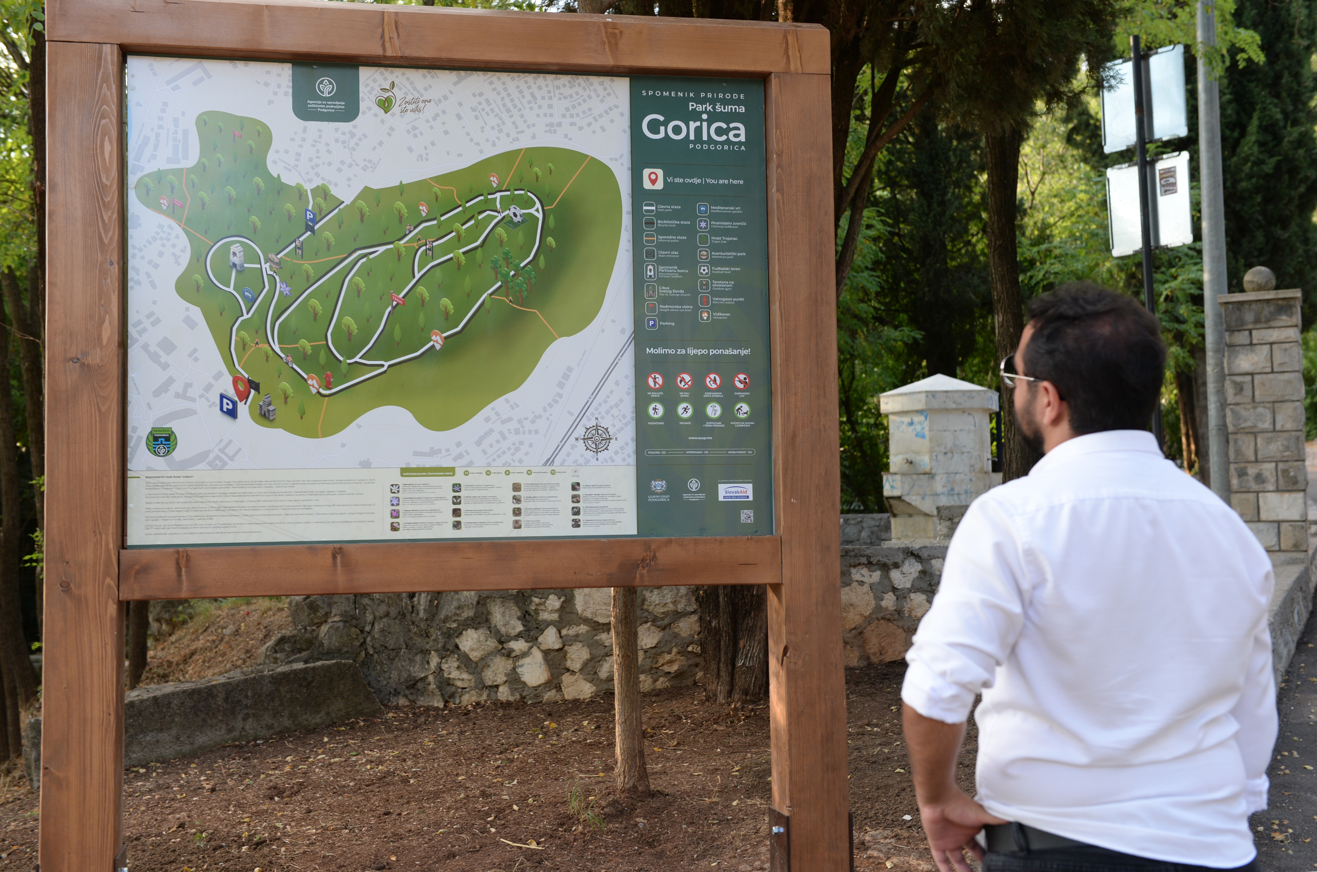Na Gorici postavljene informativne table; Novi sadržaj prilagođen prirodnom ambijentu zaštićenog područja