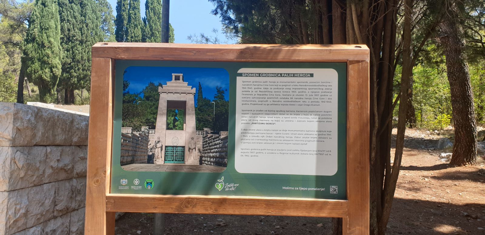 Na Gorici postavljene informativne table; Novi sadržaj prilagođen prirodnom ambijentu zaštićenog područja