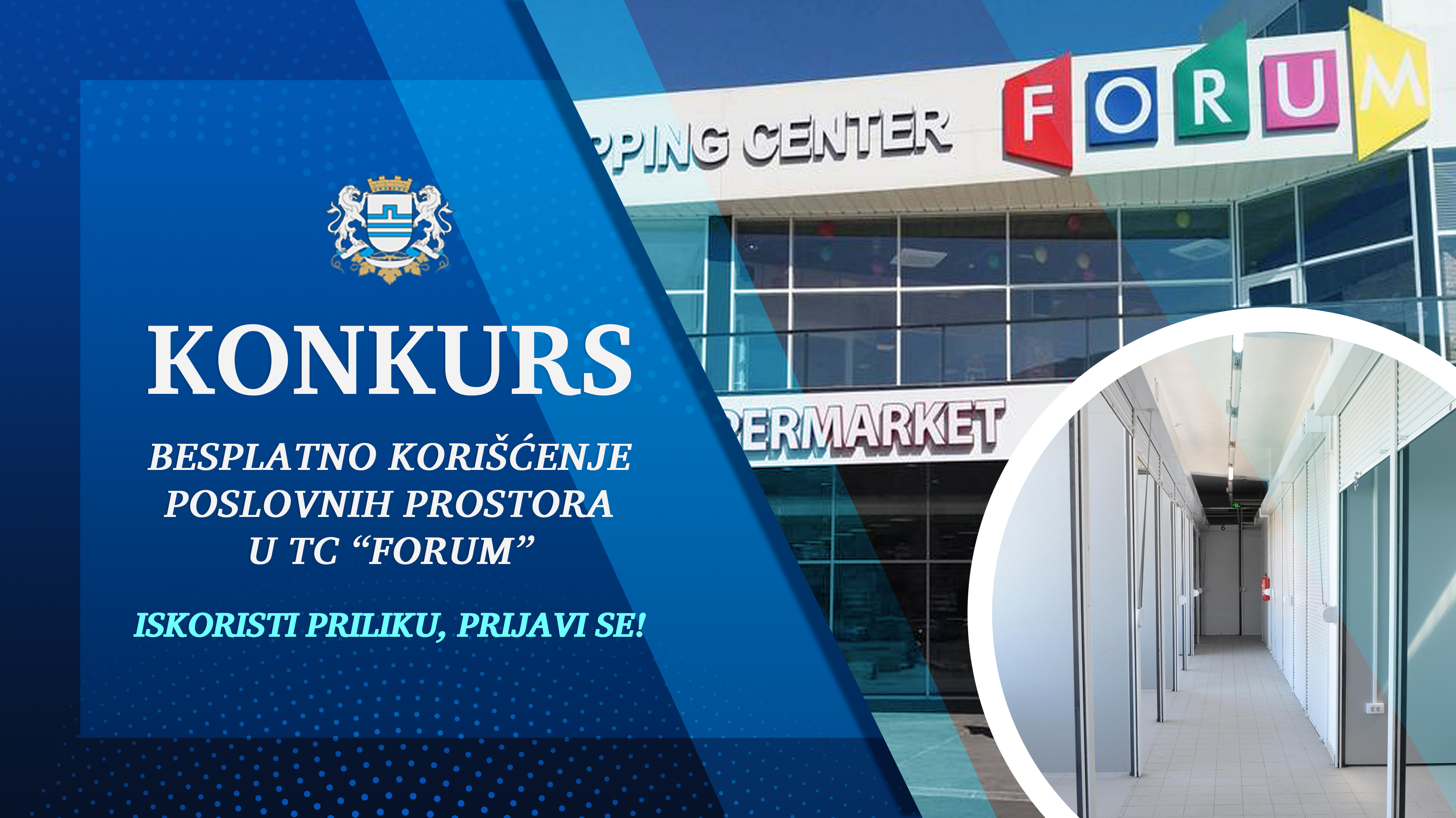 Počeo novi ciklus prijava za besplatno korišćenje poslovnih prostora u TC „Forum“