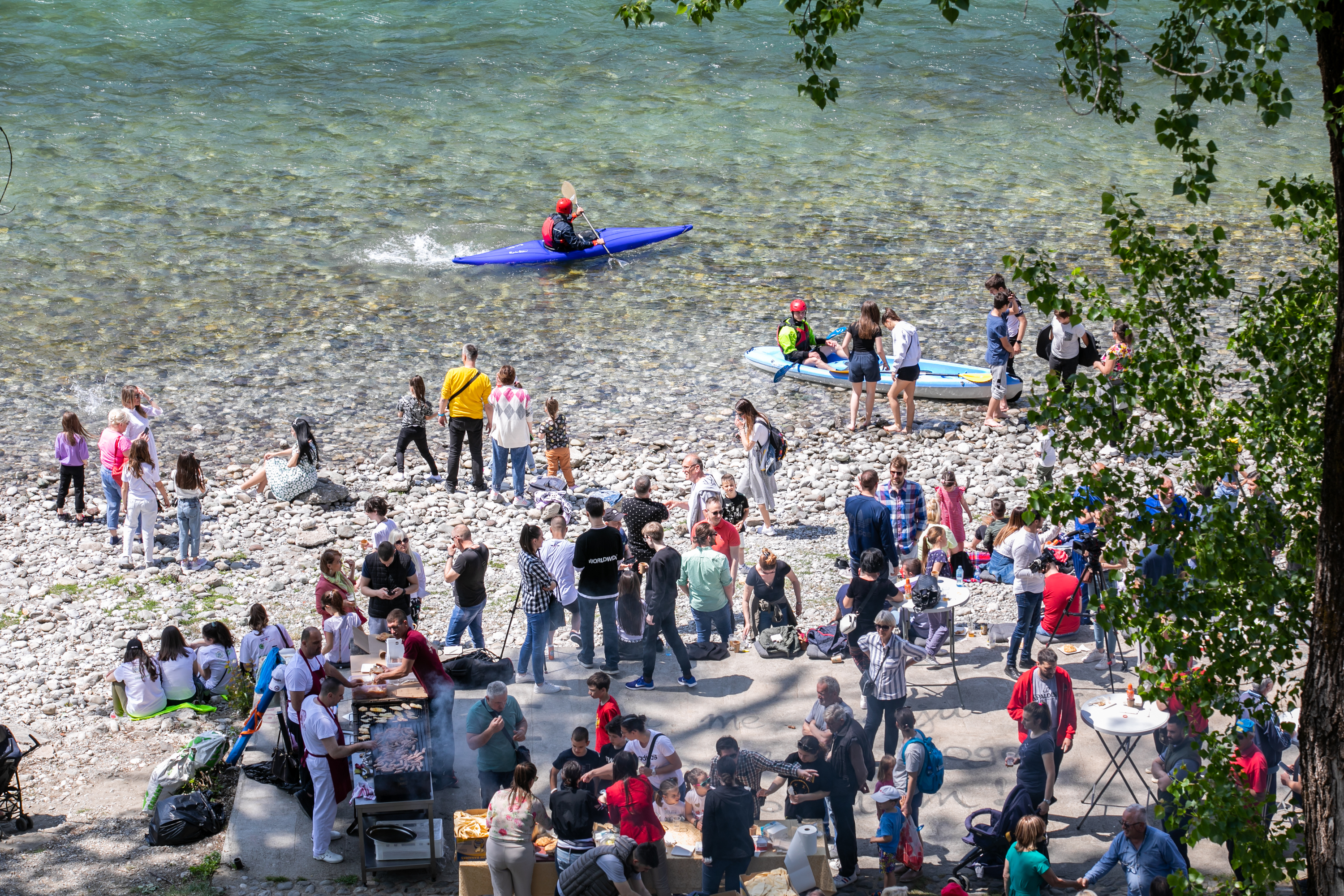 Gradske plaže sve više postaju omiljeno mjesto okupljanja Podgoričana