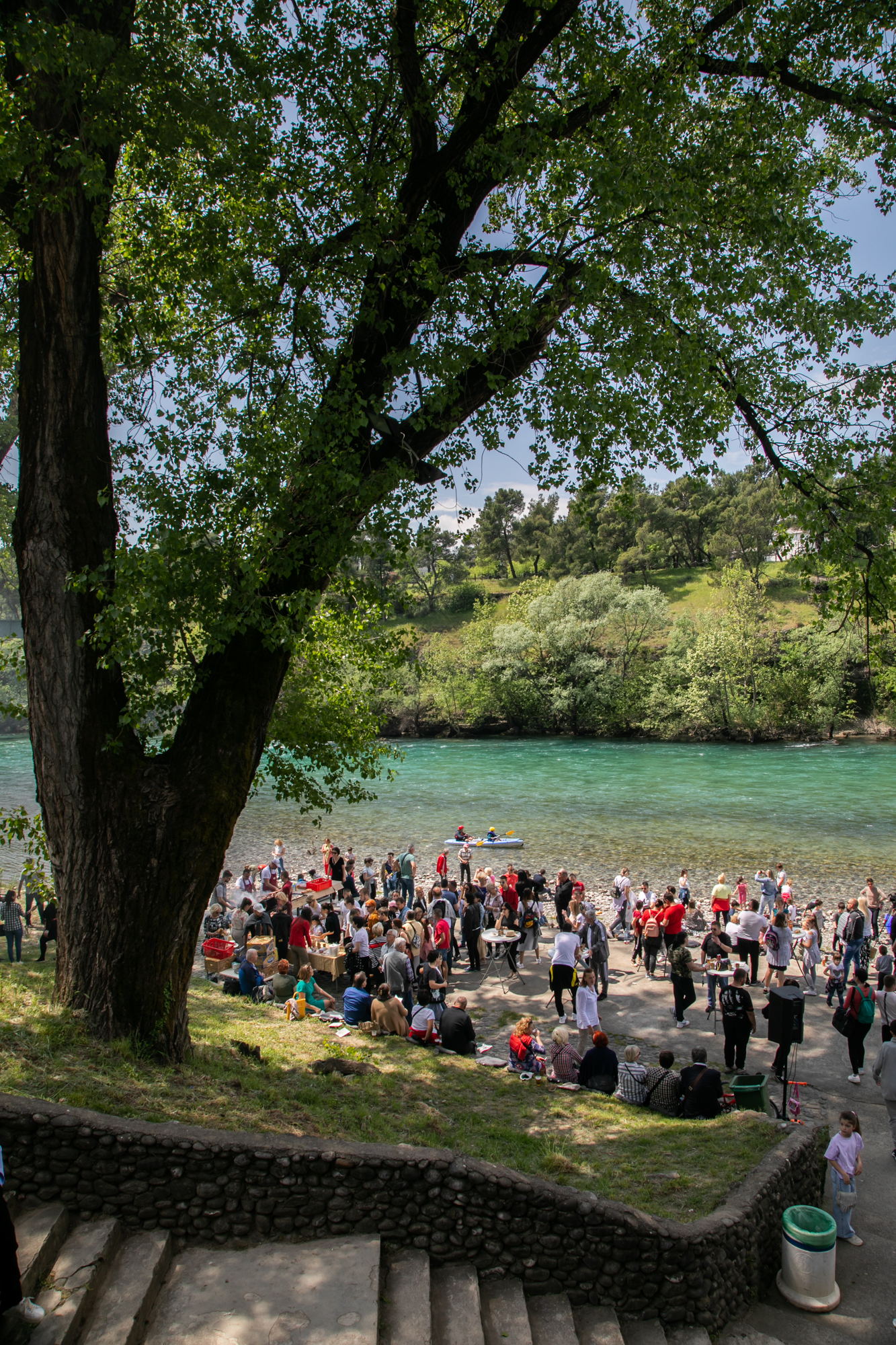 Gradske plaže sve više postaju omiljeno mjesto okupljanja Podgoričana