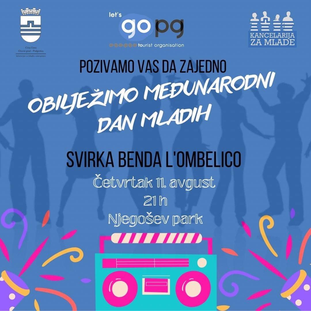 KANCELARIJA ZA MLADE GLAVNOG GRADA SJUTRA OBILJEŽAVA MEĐUNARODNI DAN MLADIH