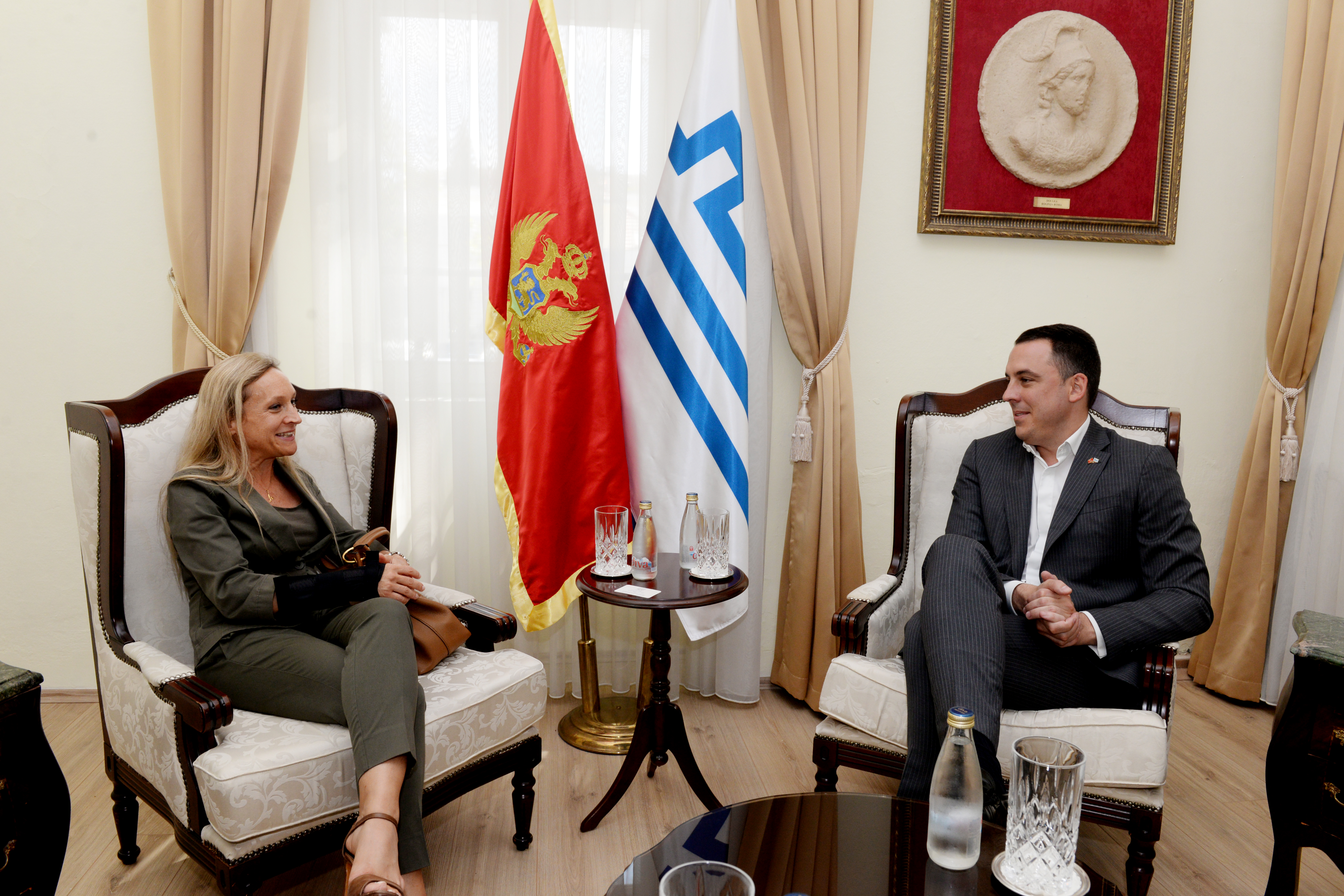 Vuković ugostio novoimenovanu ambasadorku Italije; Nastavak i unapređenje saradnje ostaju prioritet