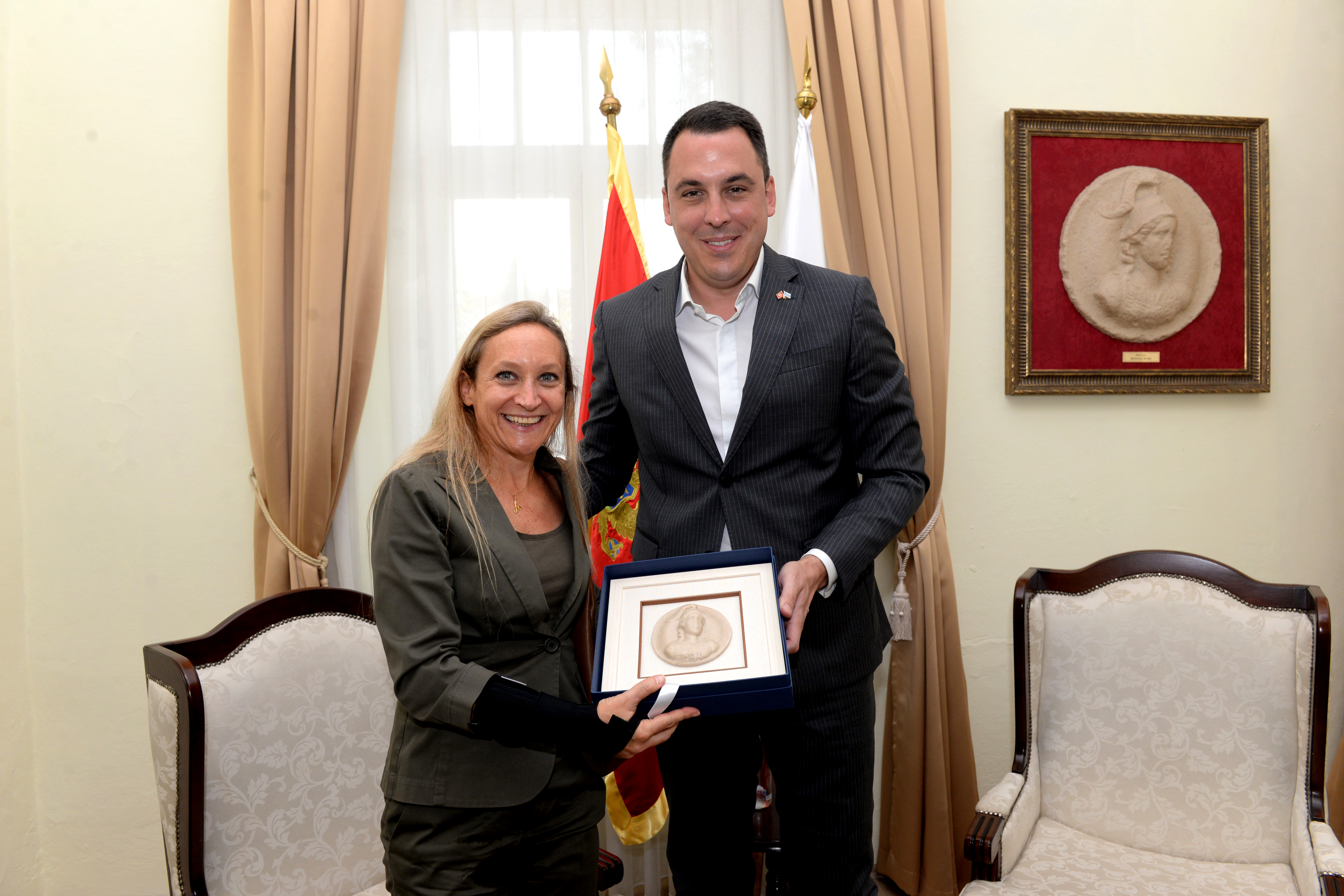 Vuković ugostio novoimenovanu ambasadorku Italije; Nastavak i unapređenje saradnje ostaju prioritet