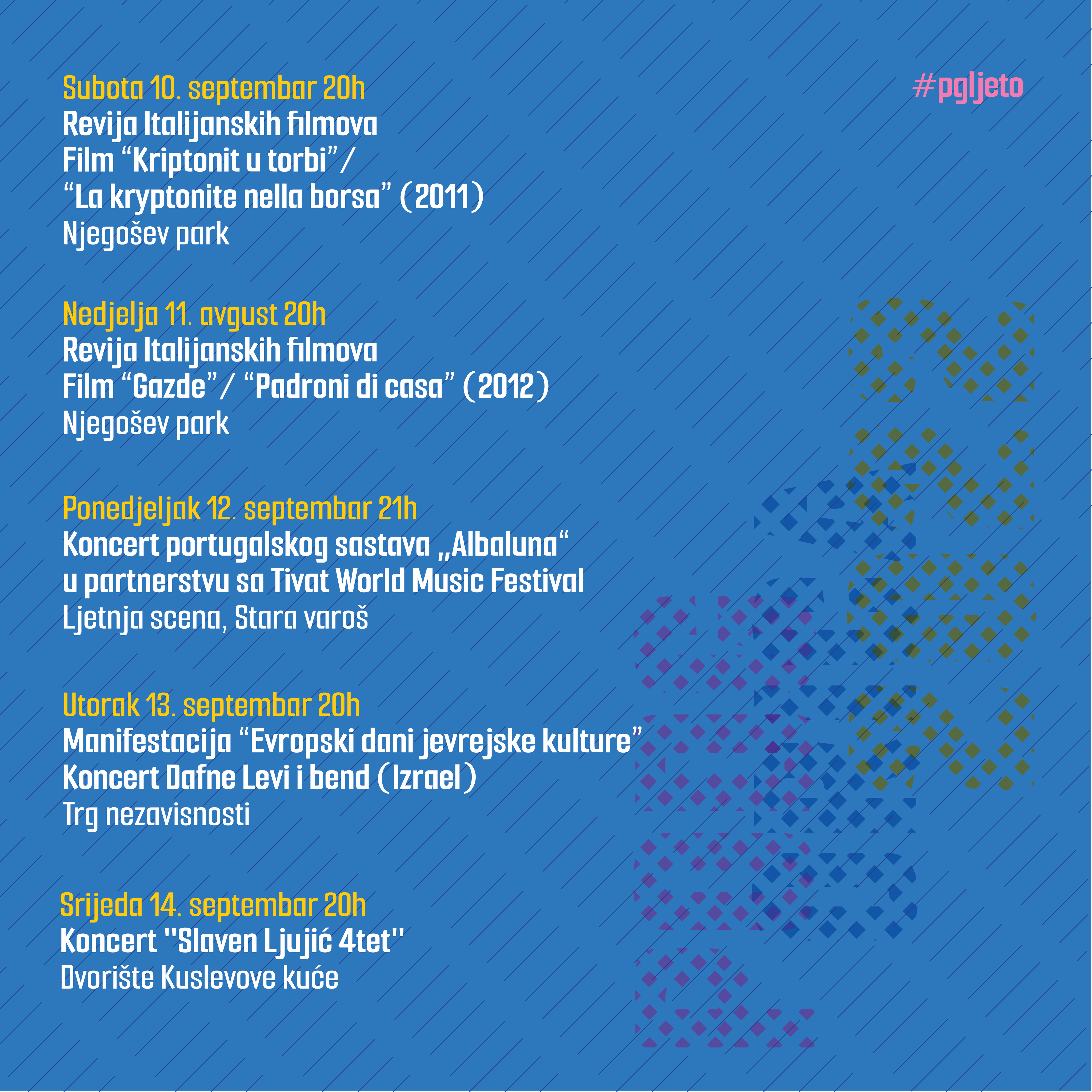 Bogat program Podgoričkog kulturnog ljeta i u septembru