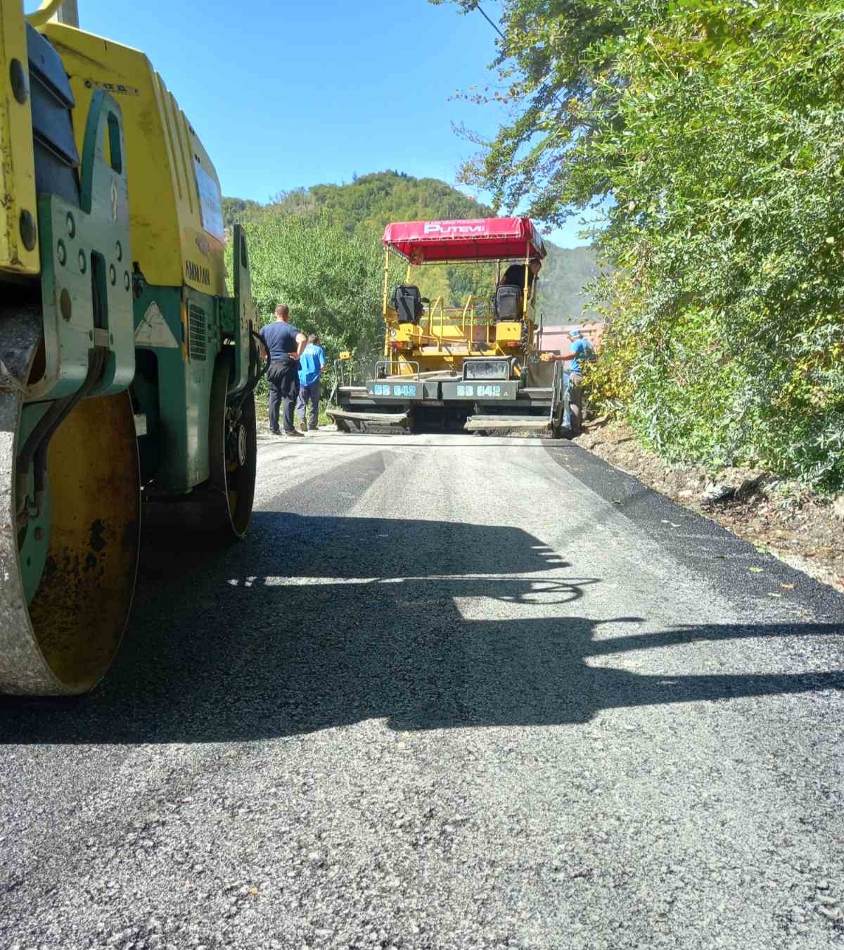 Nastavak radova na asfaltiranju u Lijevoj Rijeci