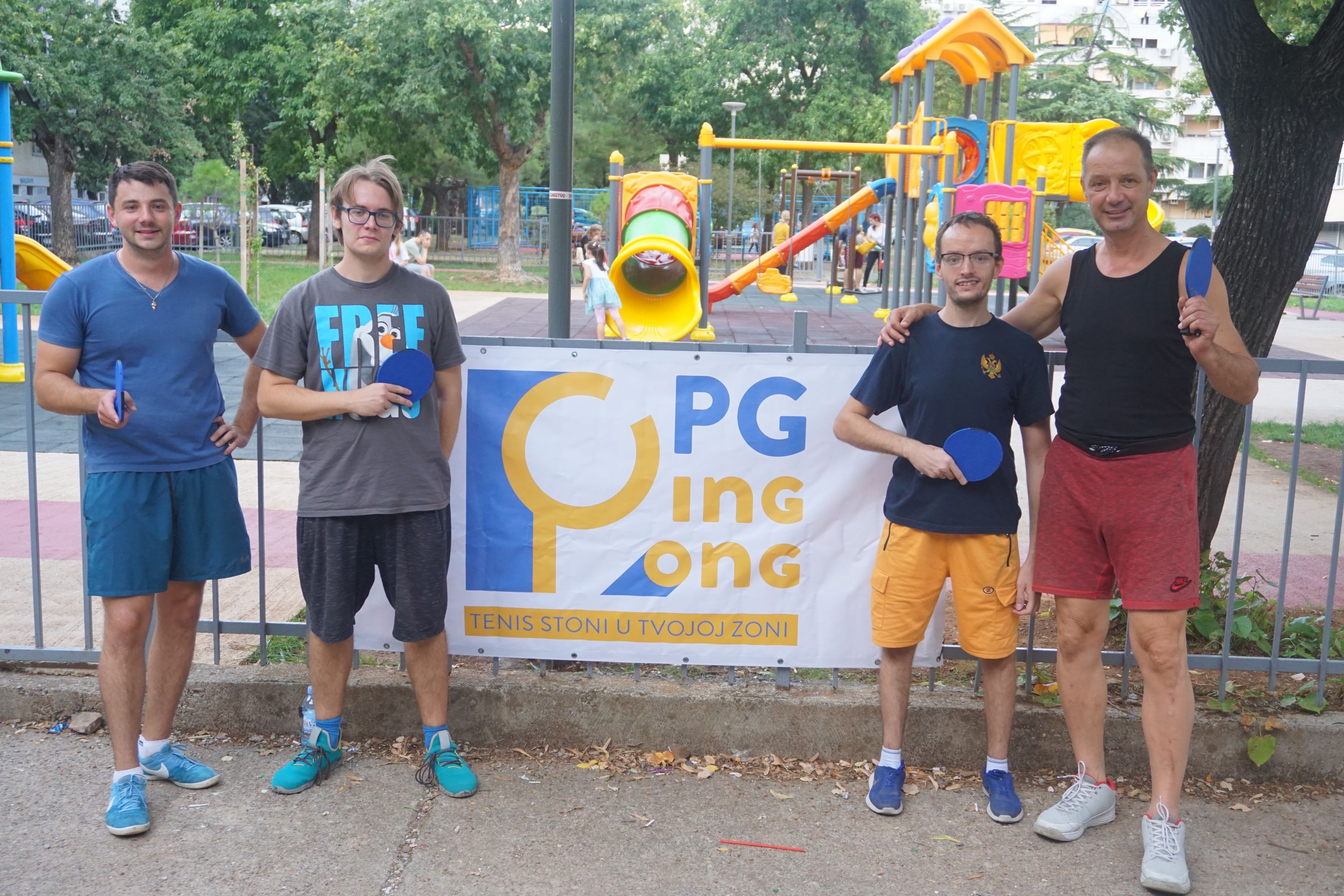 Održan drugi turnir u okviru manifestacije ,,PG PING PONG – TENIS STONI U TVOJOJ ZONI''