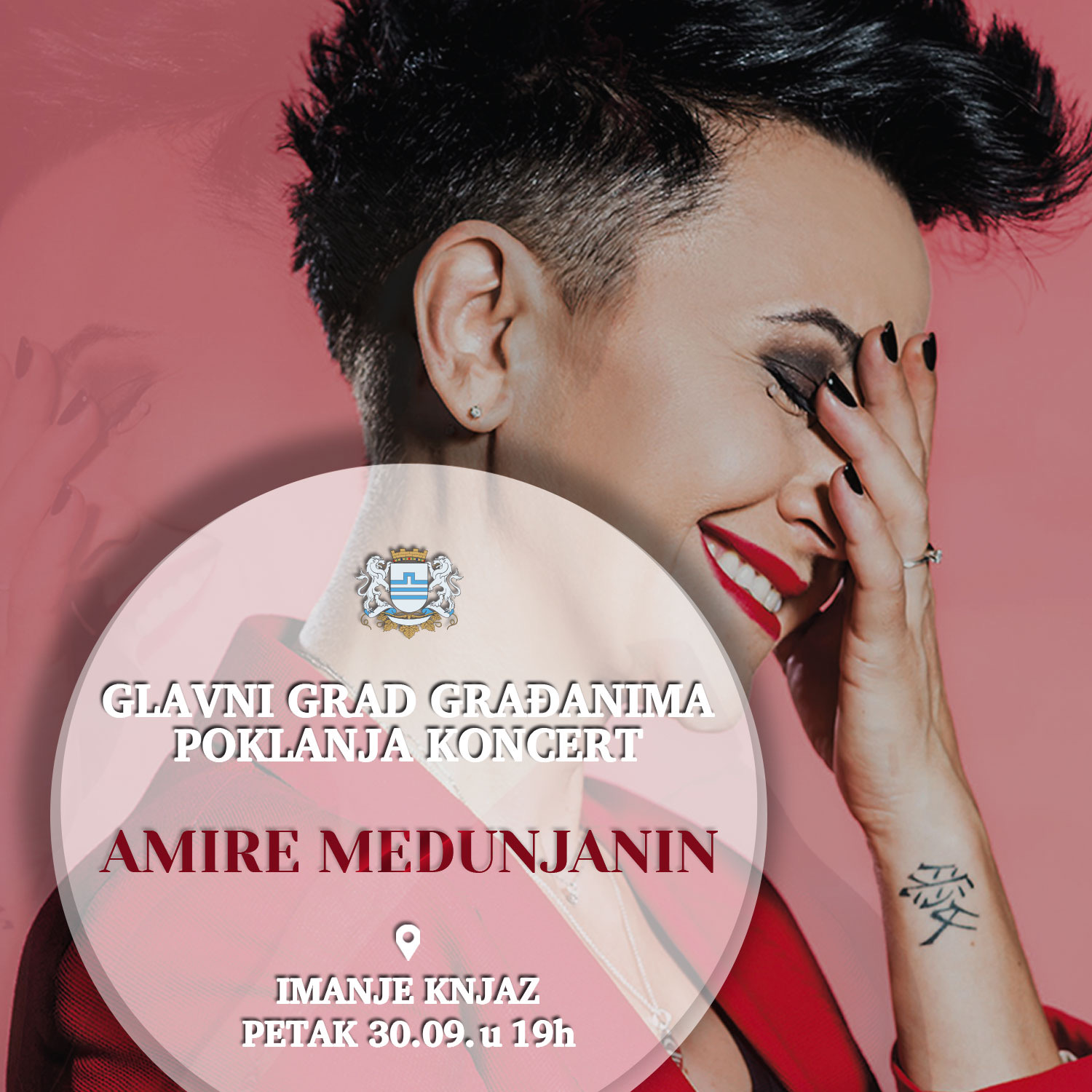 Glavni grad poklanja građanima koncert Amire Medunjanin