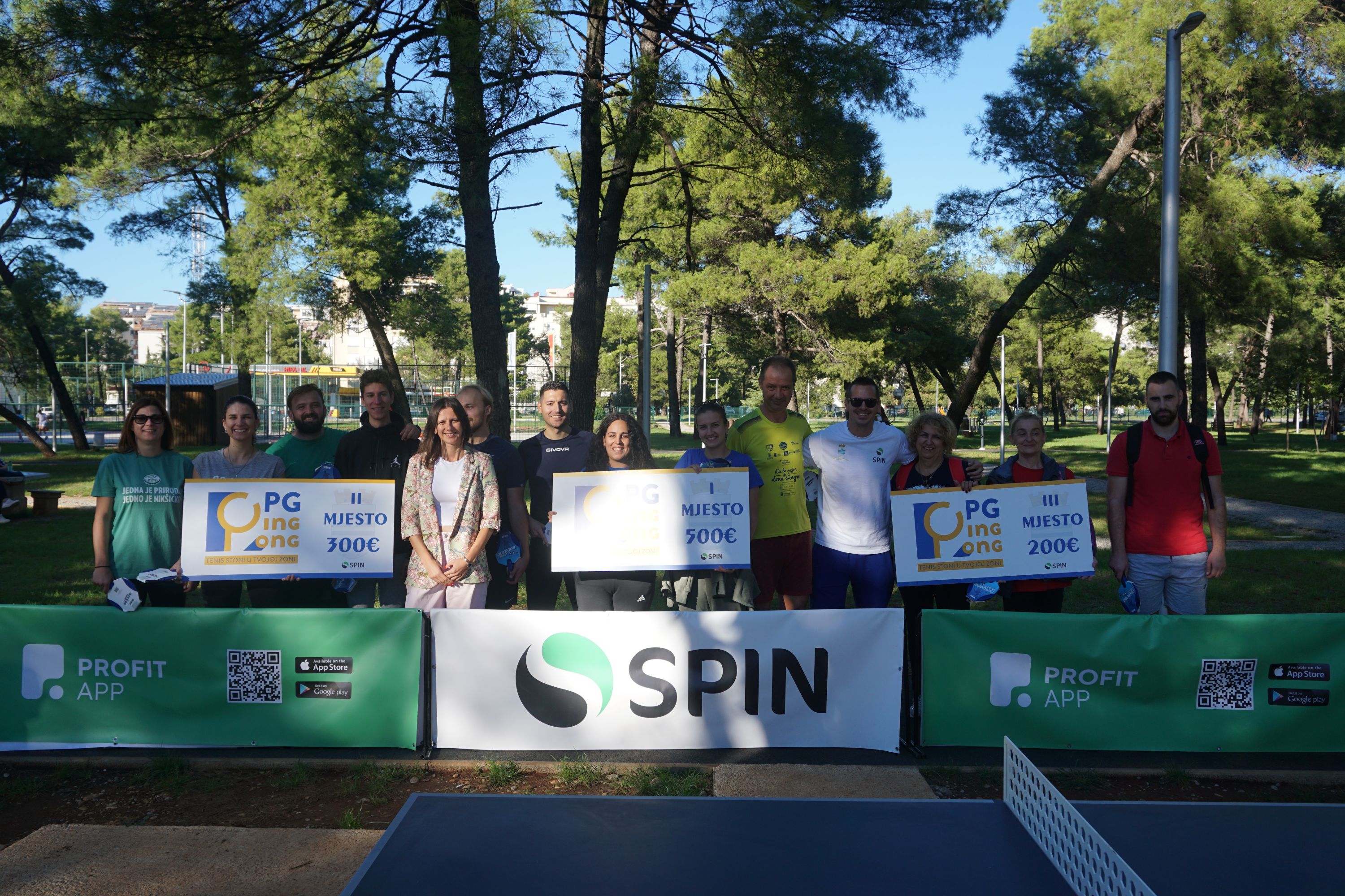 Ekipa Morača pobjednik prvog izdanja ,,PG PING PONG – TENIS STONI U TVOJOJ ZONI!''