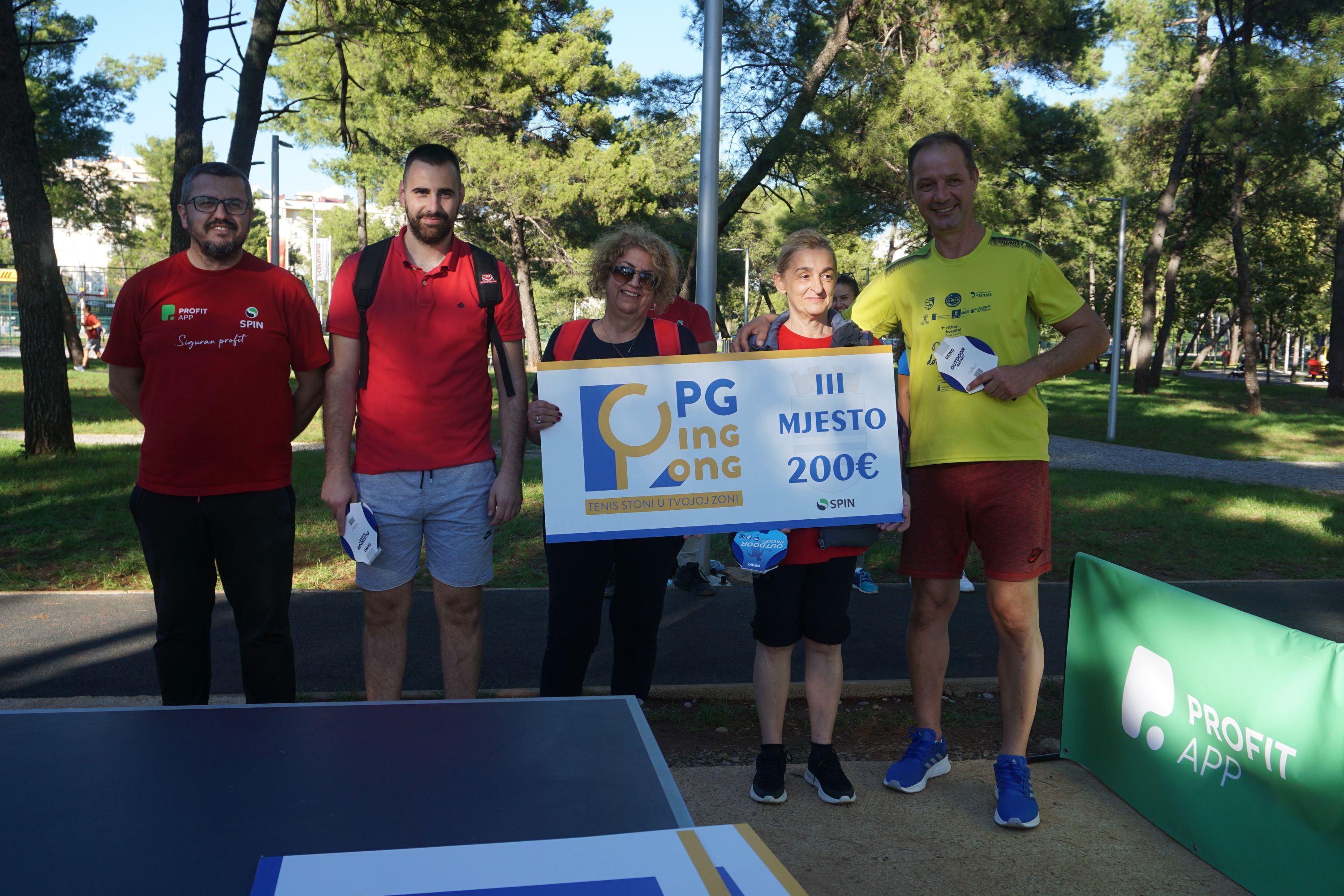 Ekipa Morača pobjednik prvog izdanja ,,PG PING PONG – TENIS STONI U TVOJOJ ZONI!''
