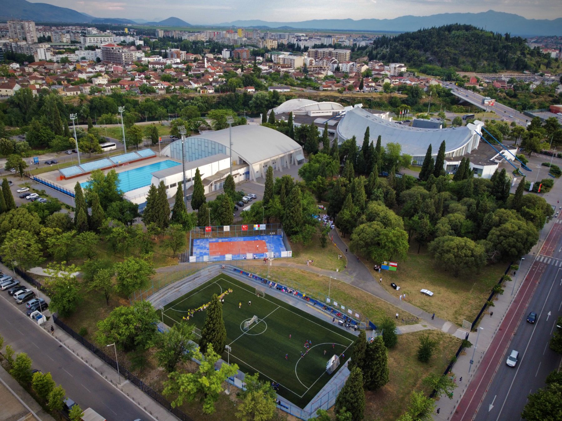 Počelo uređenje parka u okviru kompleksa SC "Morača"