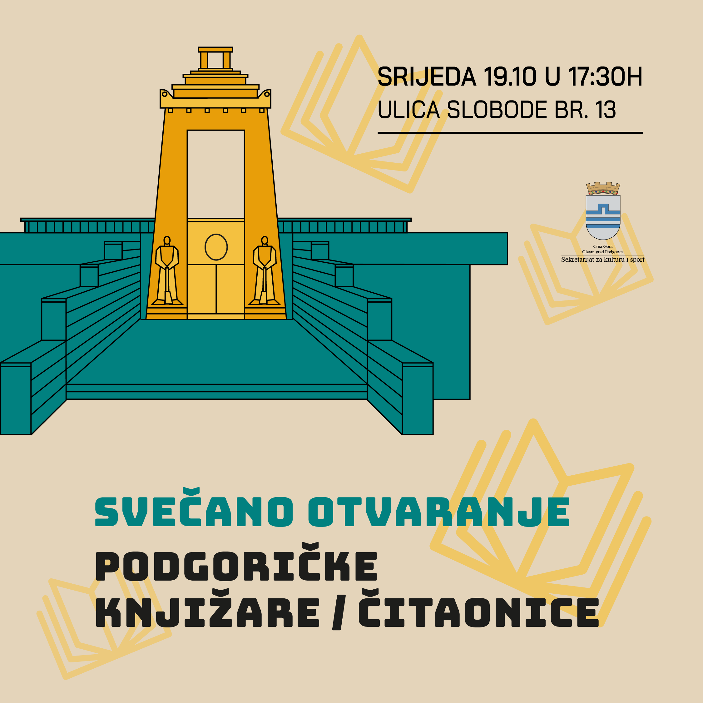 Najava: Otvaranje Podgoričke knjižare