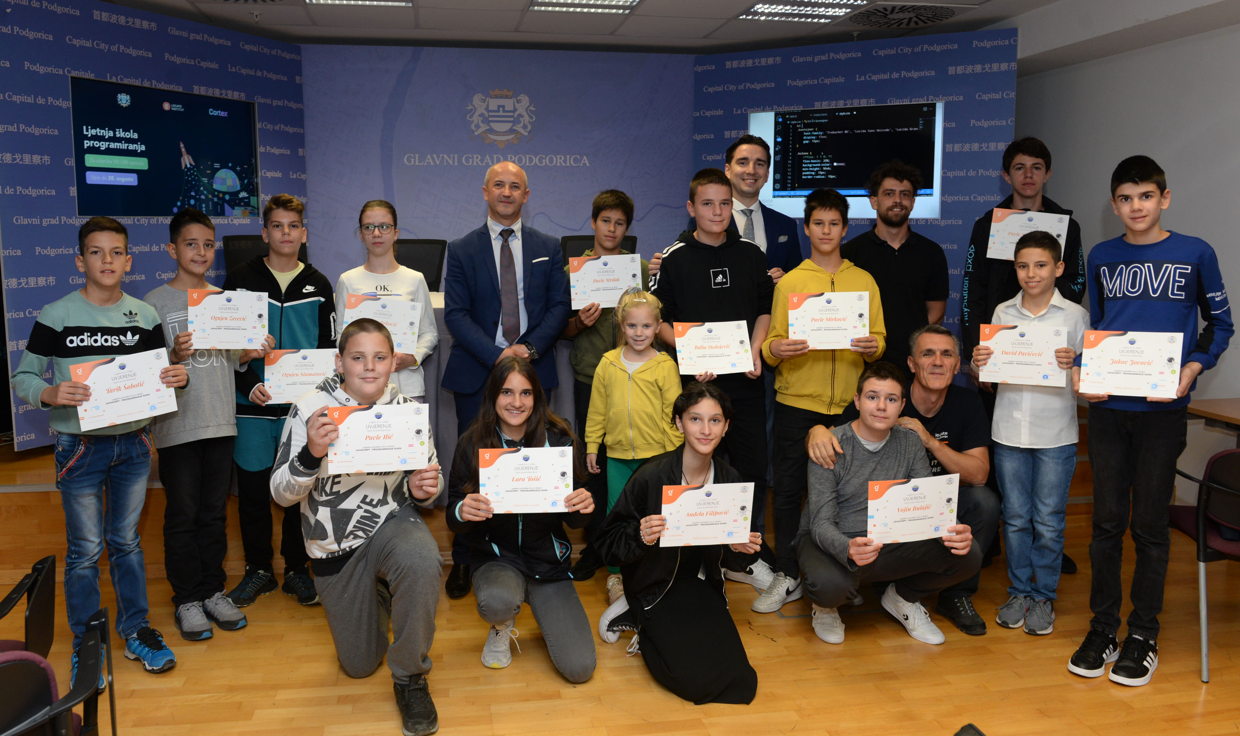 Uručene diplome polaznicima Ljetnje škole programiranja; Stekli znanja i digitalne vještine