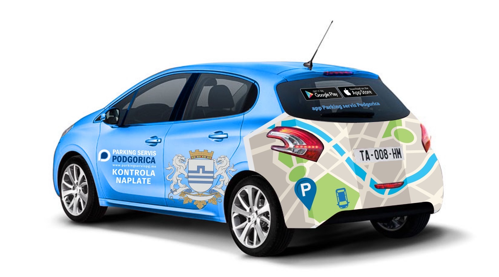 "Oko sokolovo" na ulicama Podgorice