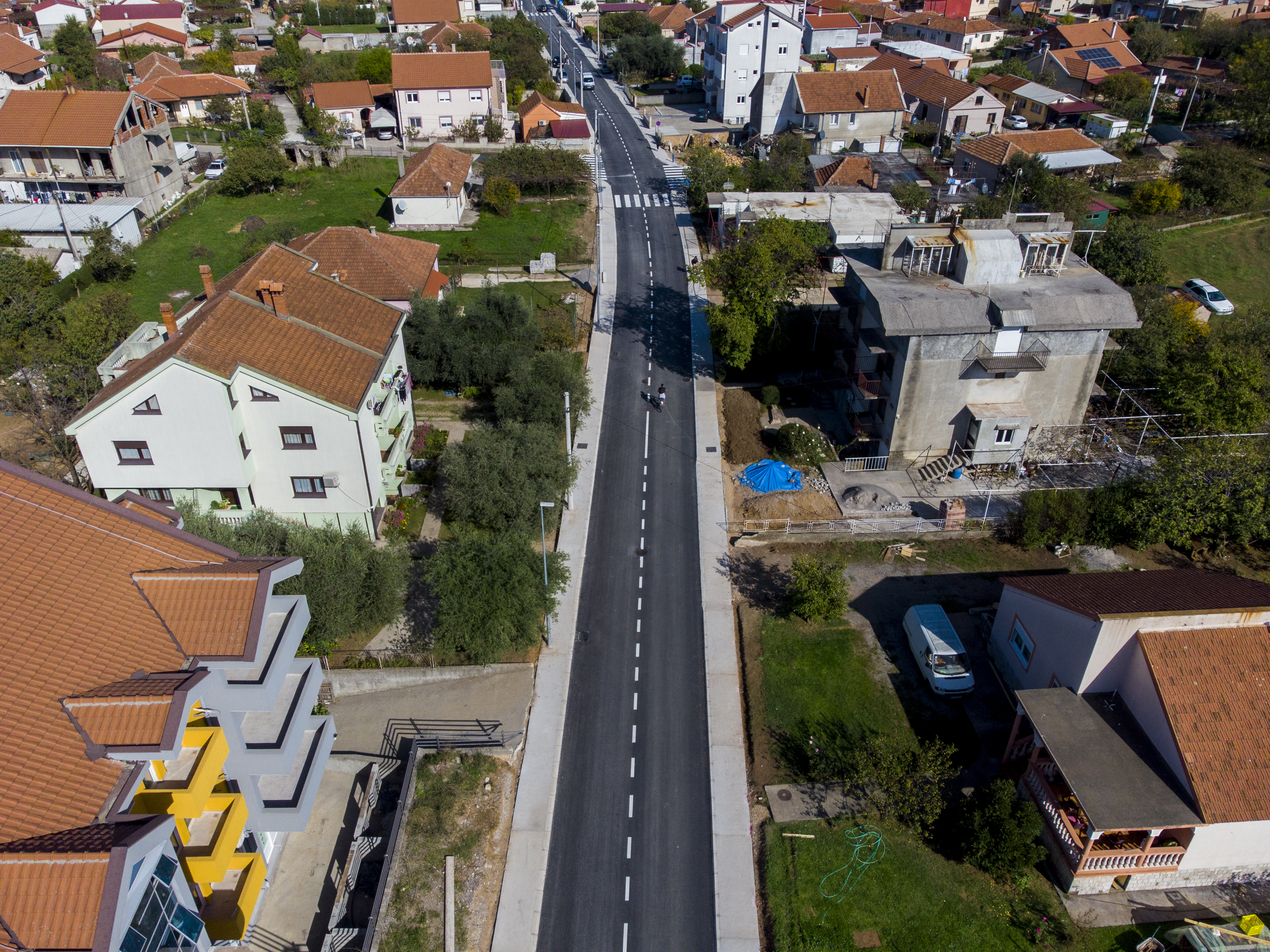 Rekonstruisana Ulica Dušana Milutinovića na Zabjelu