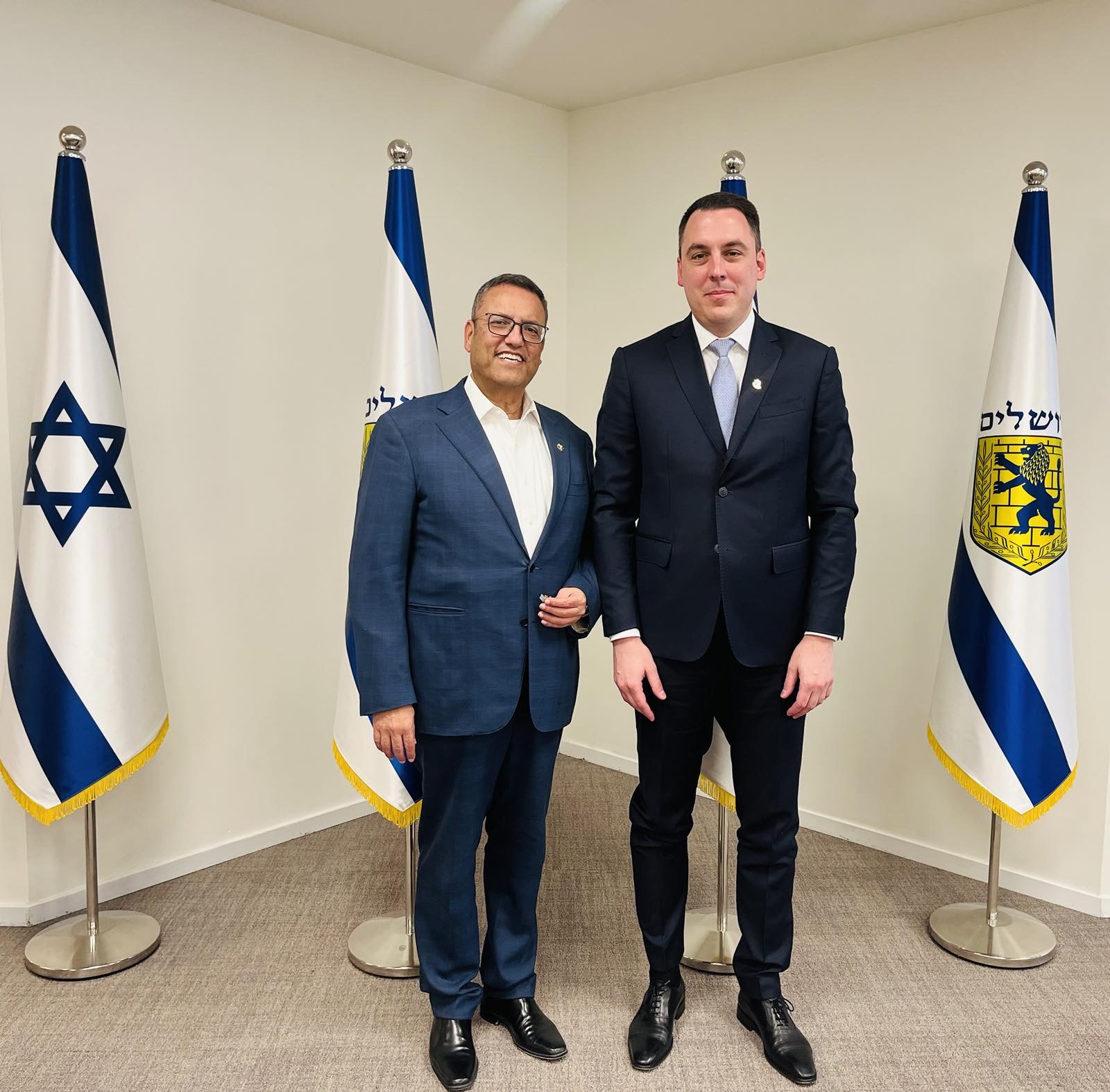 Delegacija Glavnog grada Podgorica u zvaničnoj posjeti Izraelu: Vuković sa predsjednikom Izraela i gradonačelnikom Jerusalima