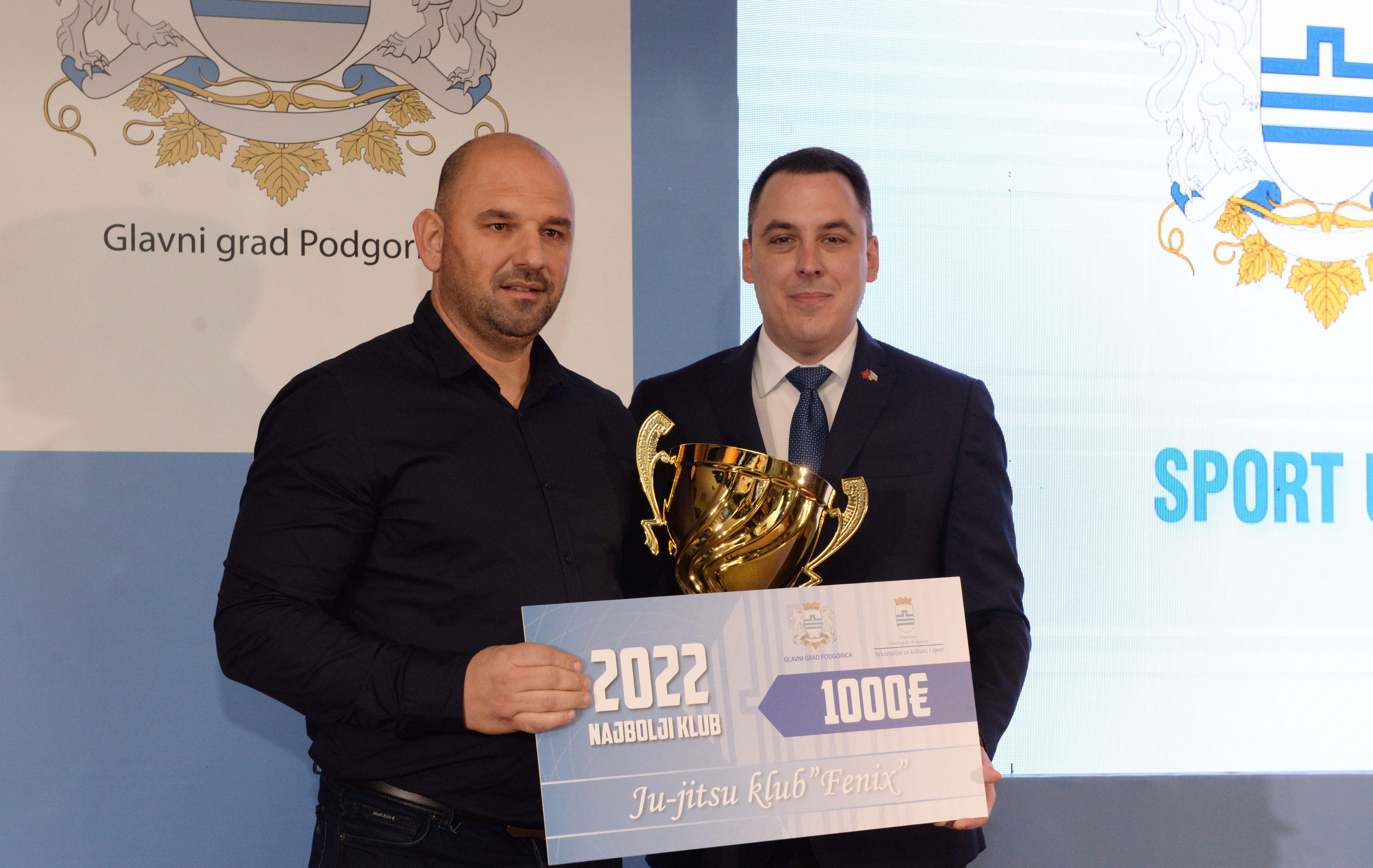 Uručena priznanja najboljim sportistima Podgorice; Vuković: Sportska 2022. jedna od najuspješnijih godina u modernoj crnogorskoj istoriji