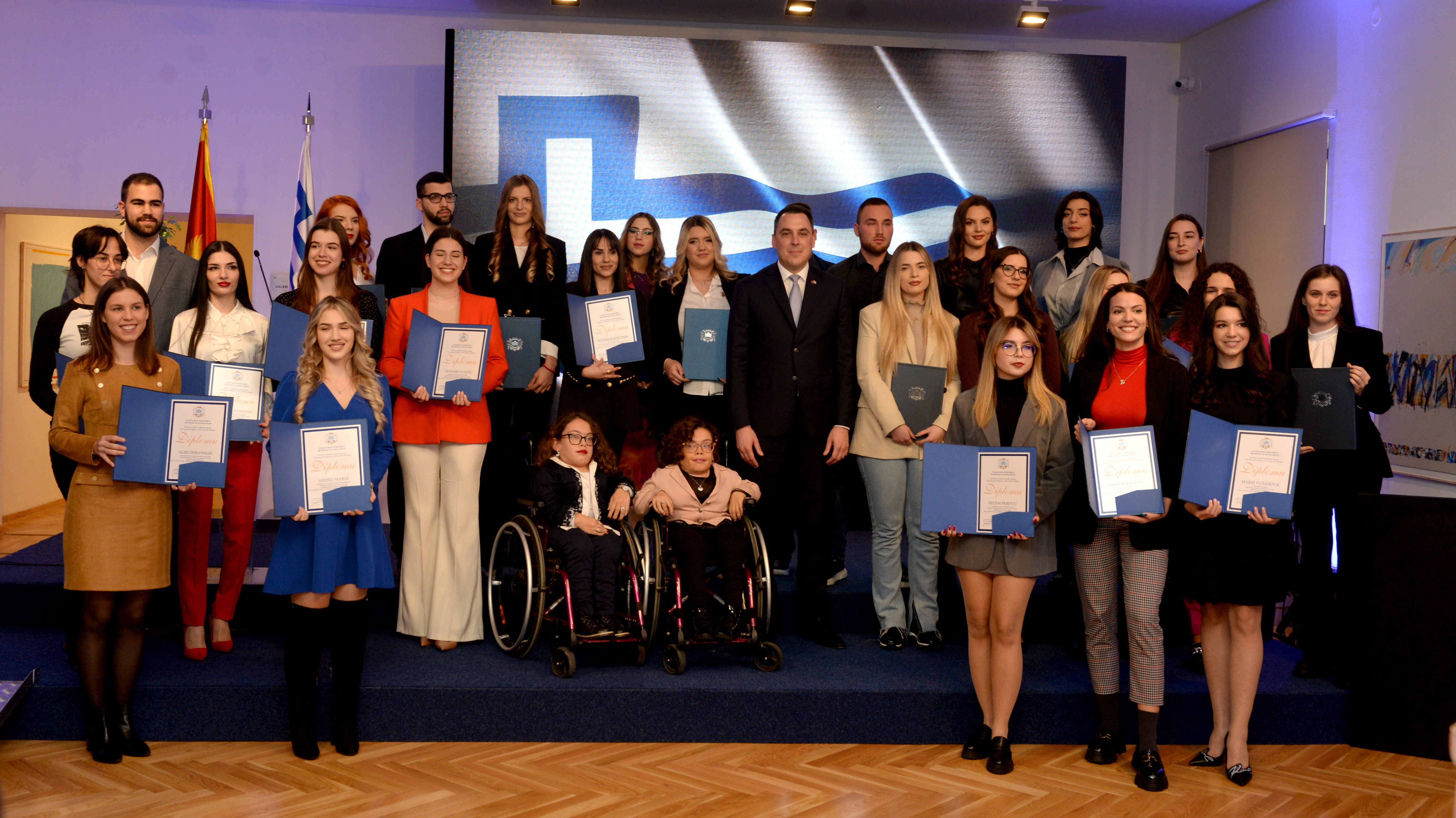 Dodijeljene nagrade najboljim studentima za 2022. godinu; Vuković: Mladima pripada budućnost ovog grada i zaslužuju podršku u svakom vremenu