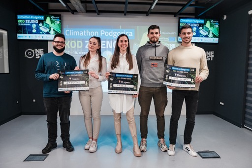 Izabrani pobjednici trećeg Climathon Podgorica