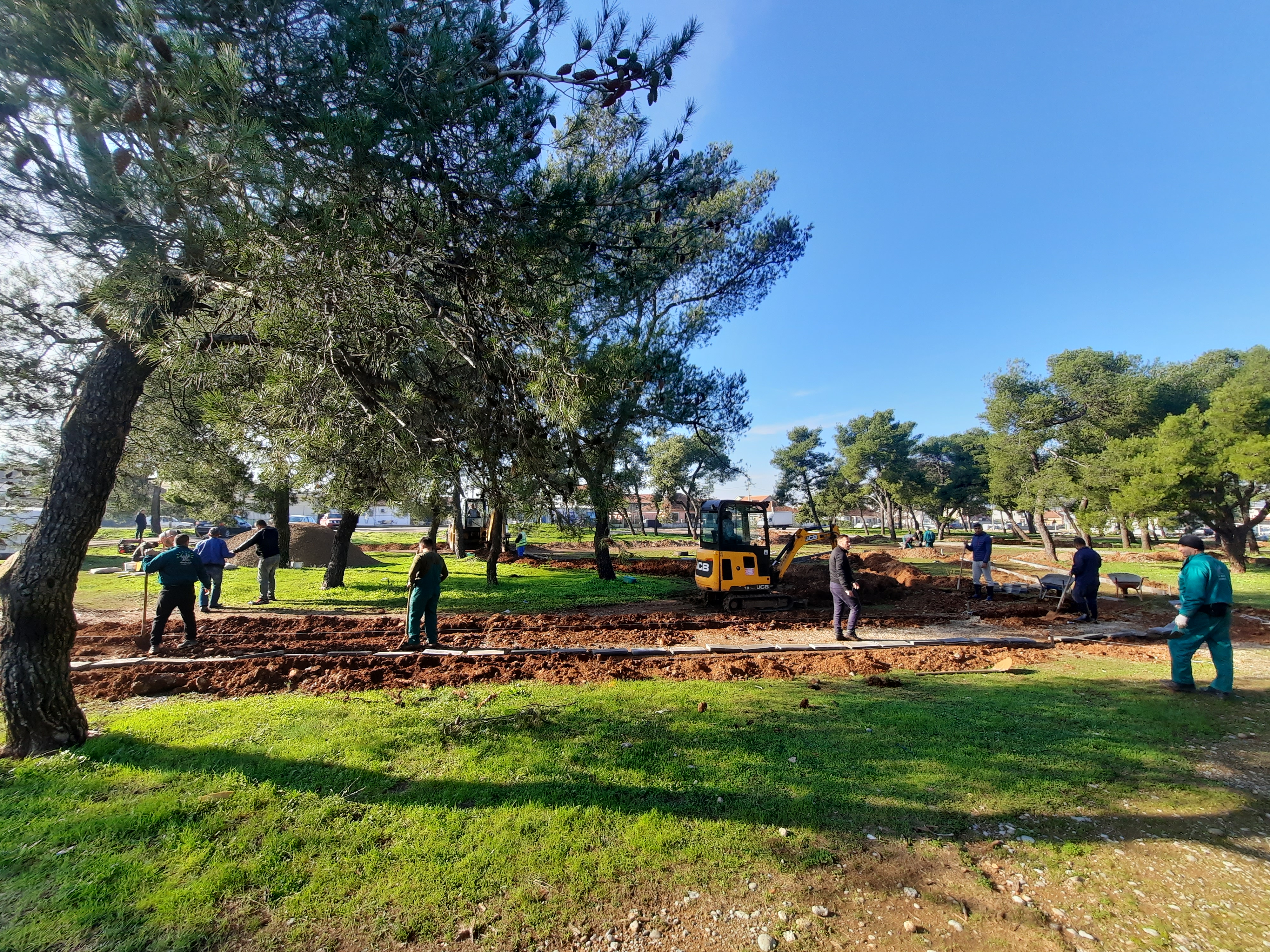 Počela izgradnja parka u Ulici Španskih boraca na Koniku