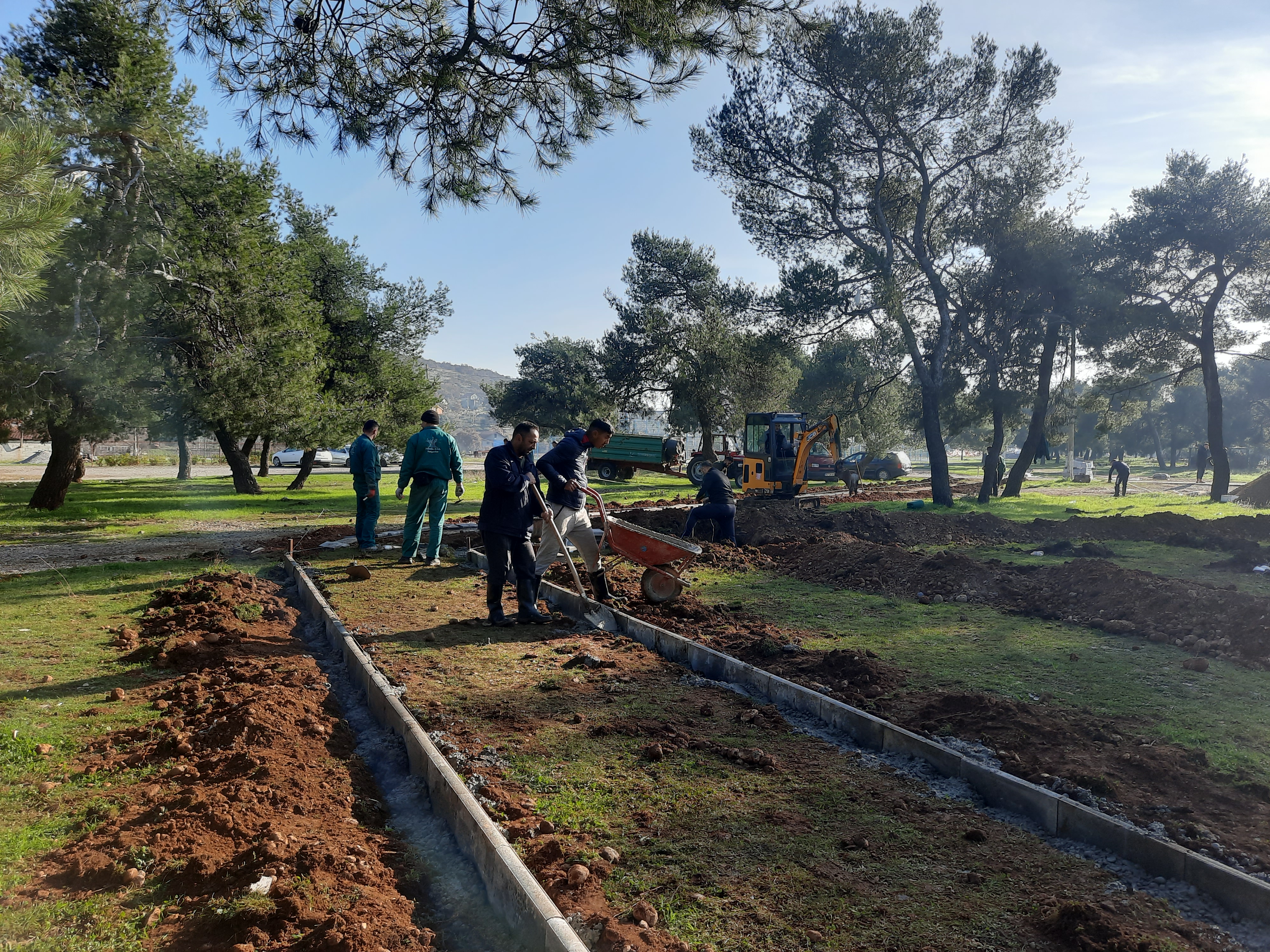 Počela izgradnja parka u Ulici Španskih boraca na Koniku