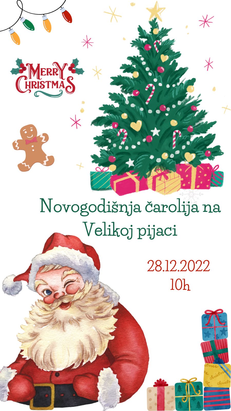 NOVOGODIŠNJA ČAROLIJA NA VELIKOJ PIJACI