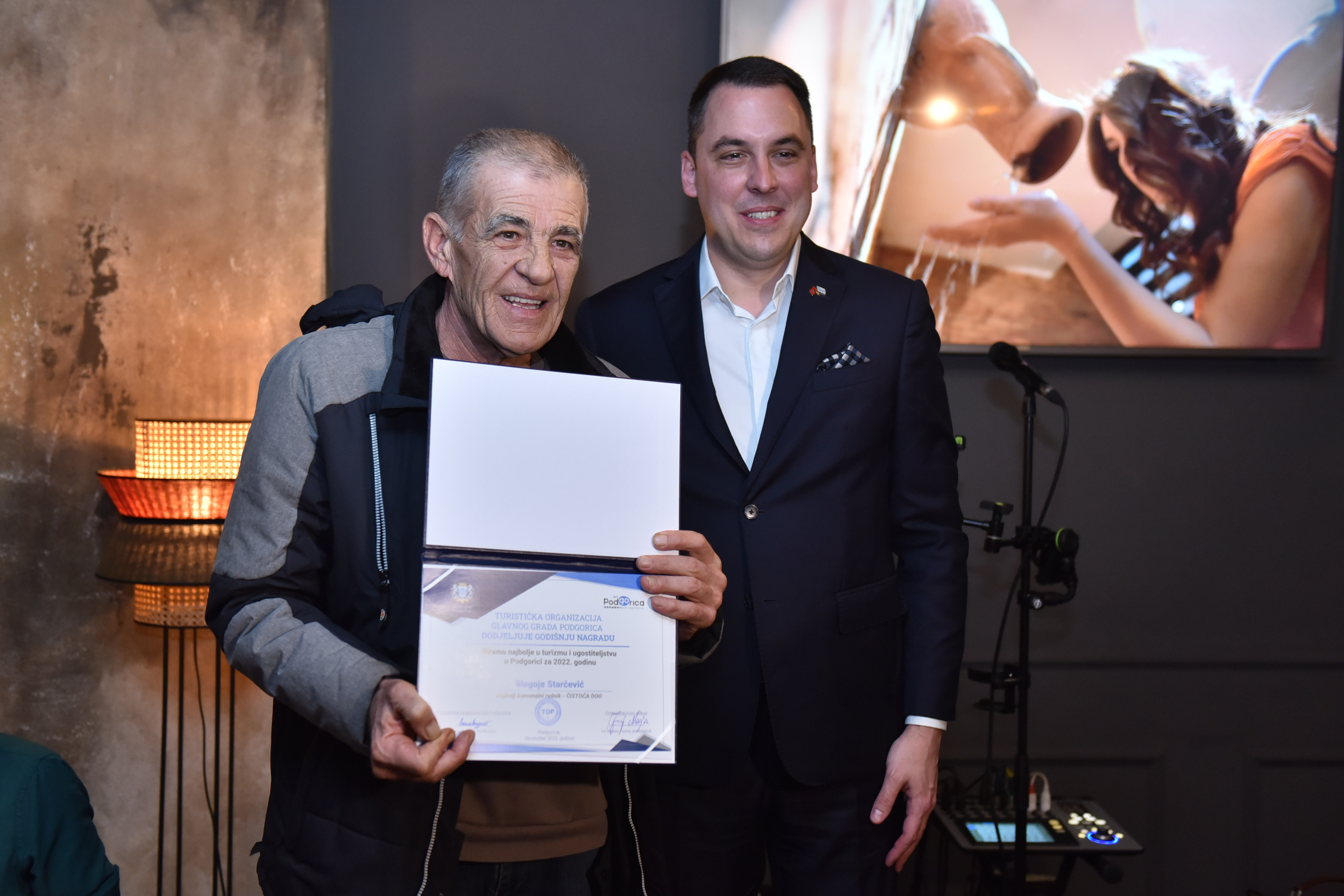 Biramo najbolje u turizmu i ugostiteljstvu 2022; Uručena priznanja pojedincima i kolektivima za doprinos promociji turističke ponude glavnog grada