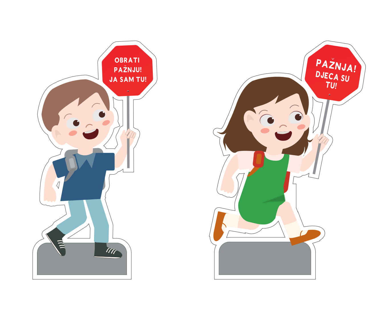 U blizini obrazovnih ustanova u Podgorici postavljena signalizacija koja će povećati bezbjednost najmlađih učesnika u saobraćaju